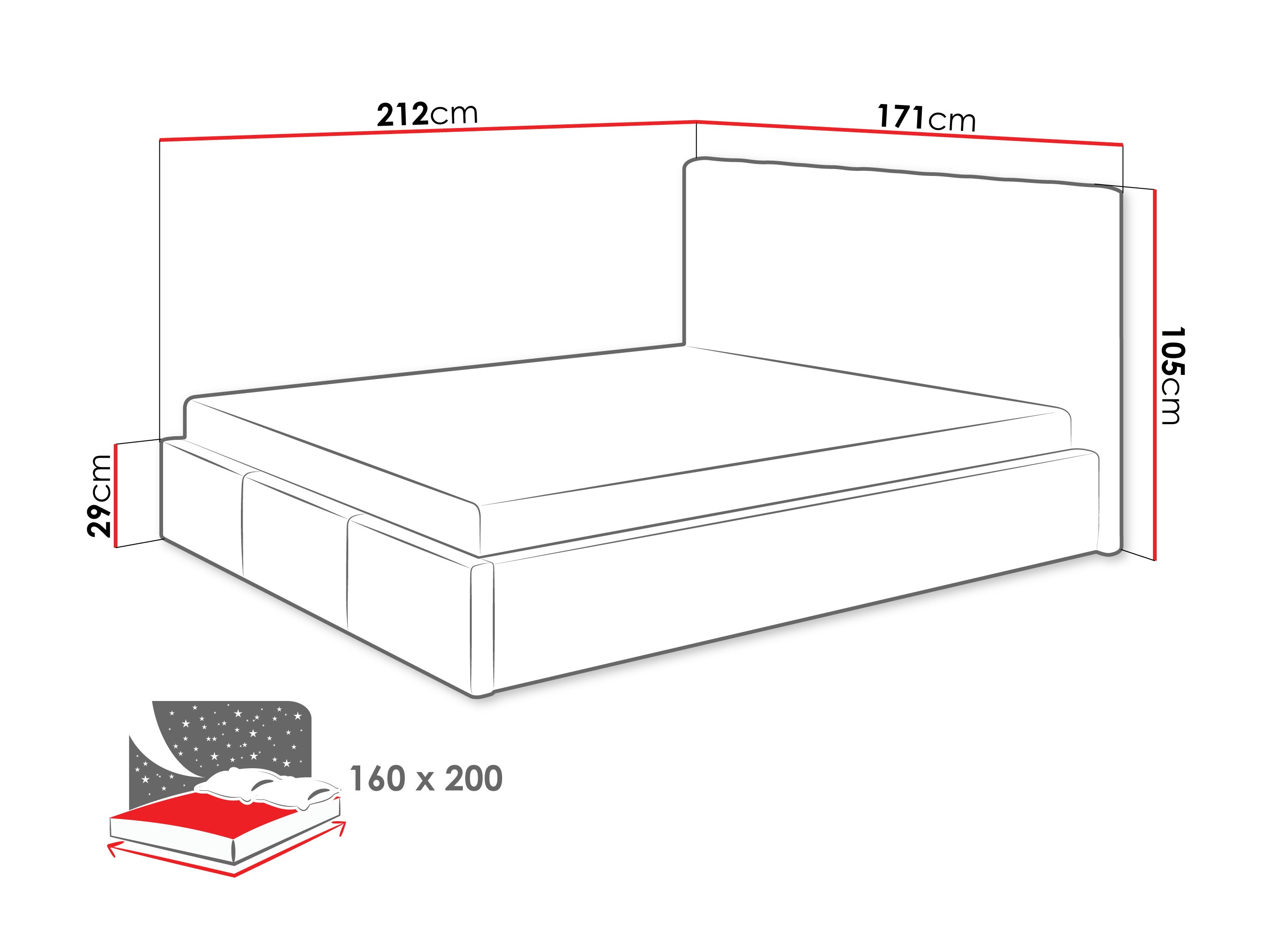 Кровать ComfiDream 197 (Fresh 13)