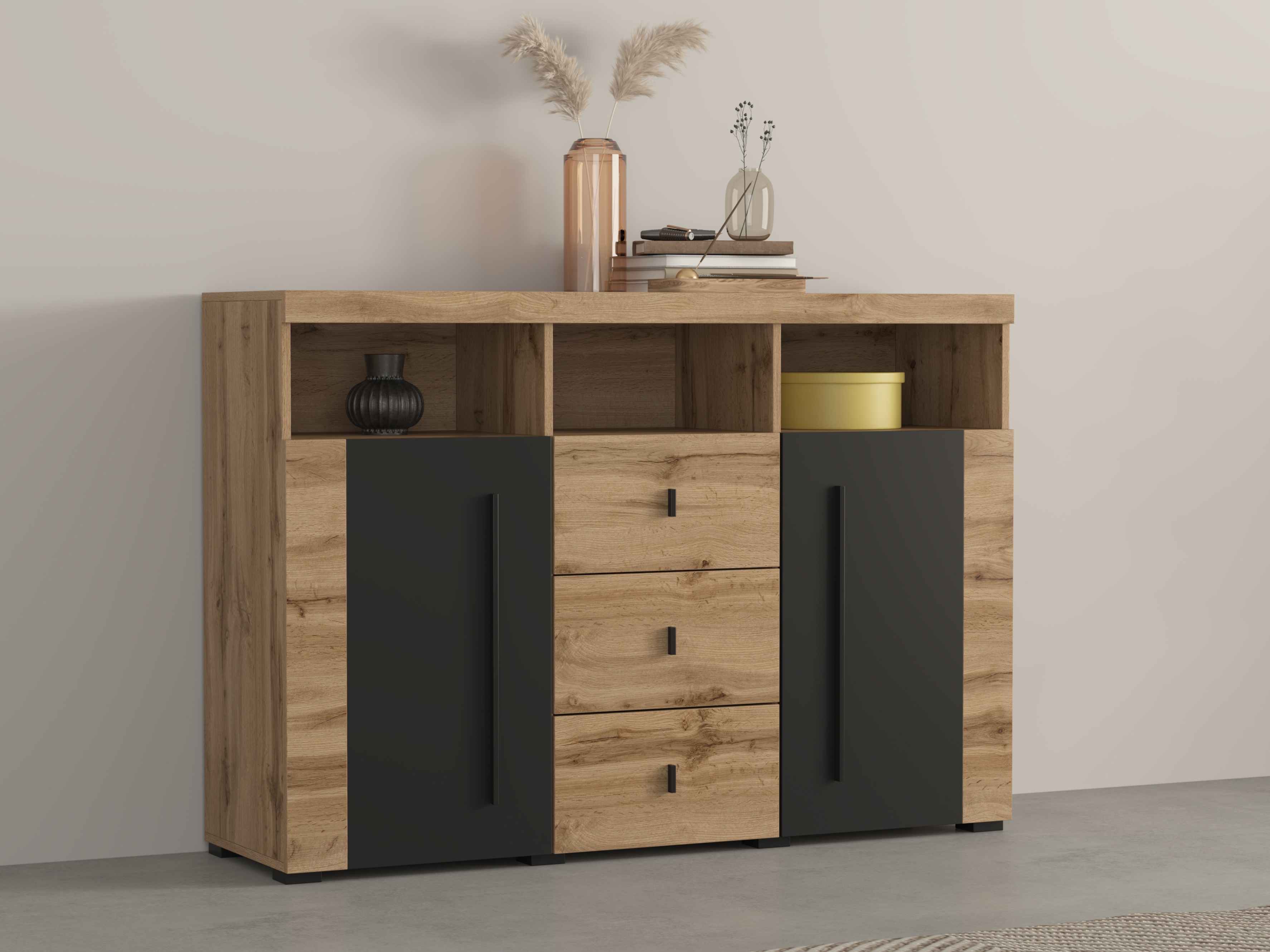 Kumode Sorciro 101 (Melns + Votan ozols)