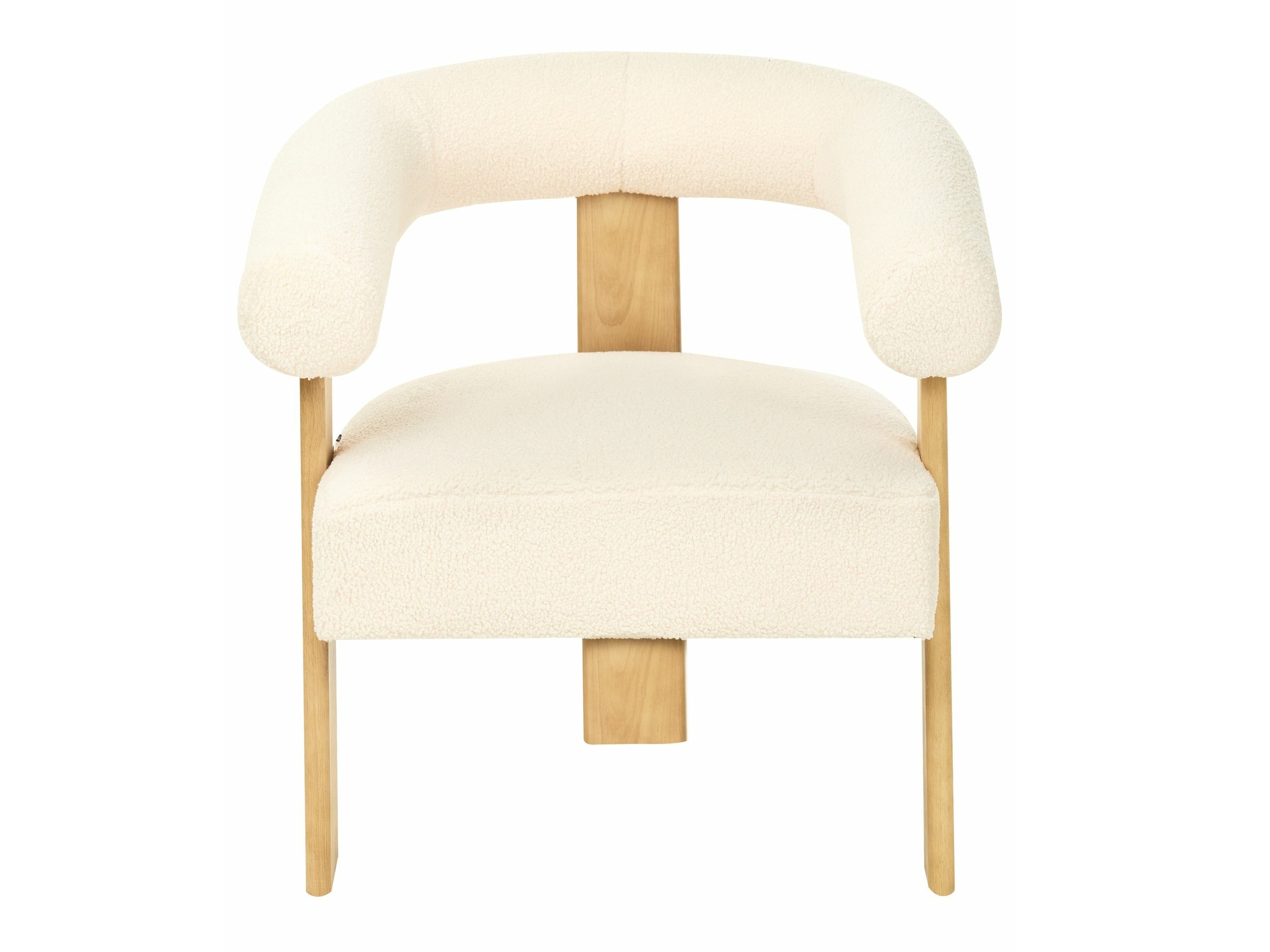 Mīksto mēbeļu komplekts Berwyn 2710 (Balts + Gaišs koks)