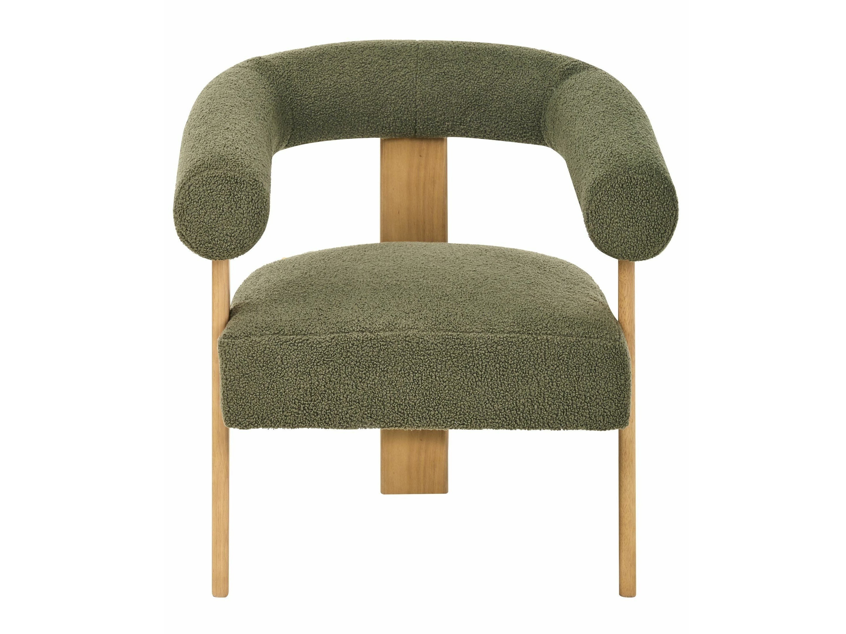 Mīksto mēbeļu komplekts Berwyn 2710 (Zaļš + Gaišs koks)