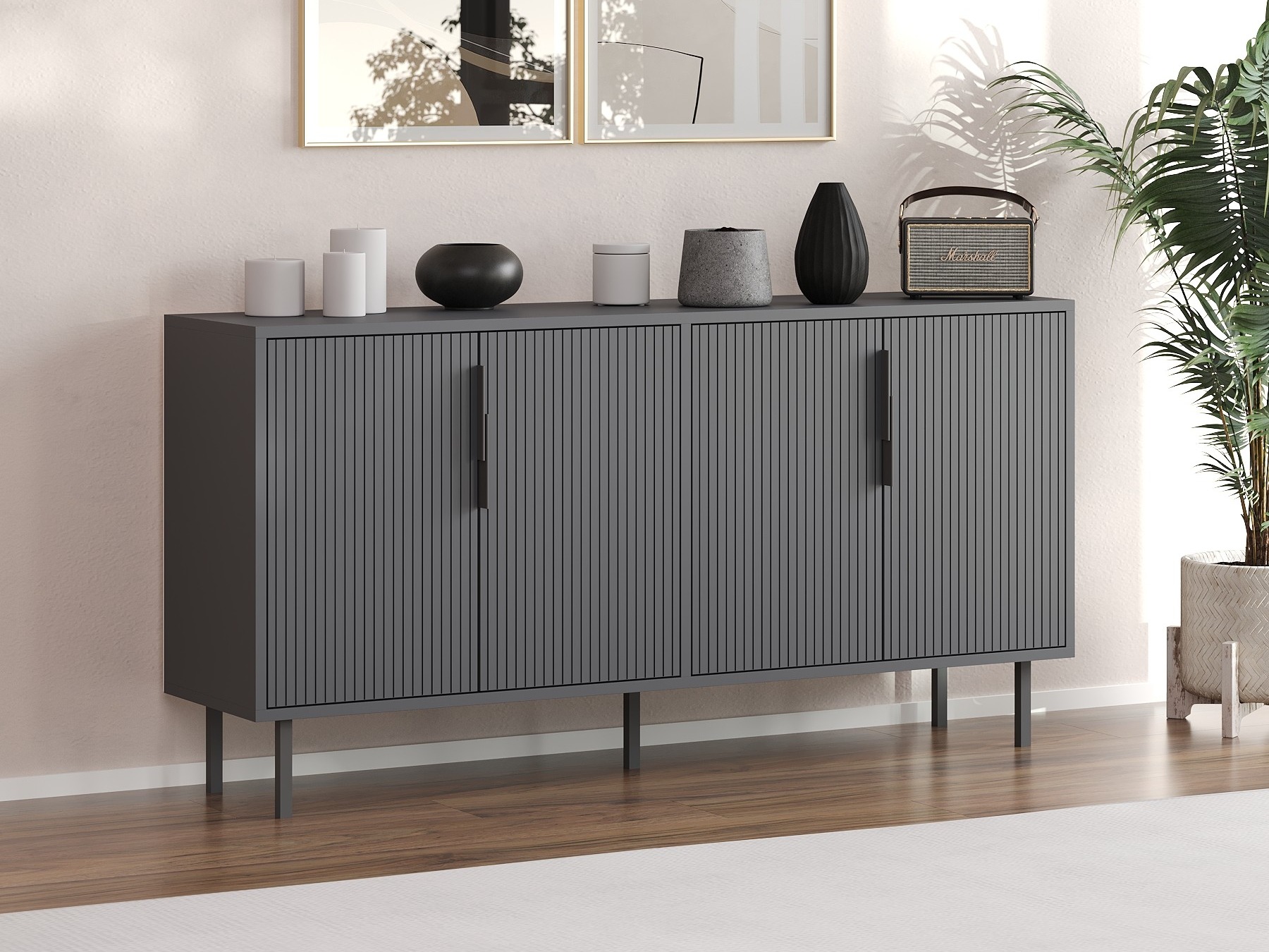 Skapis Kailua 2559 (Antracīts)