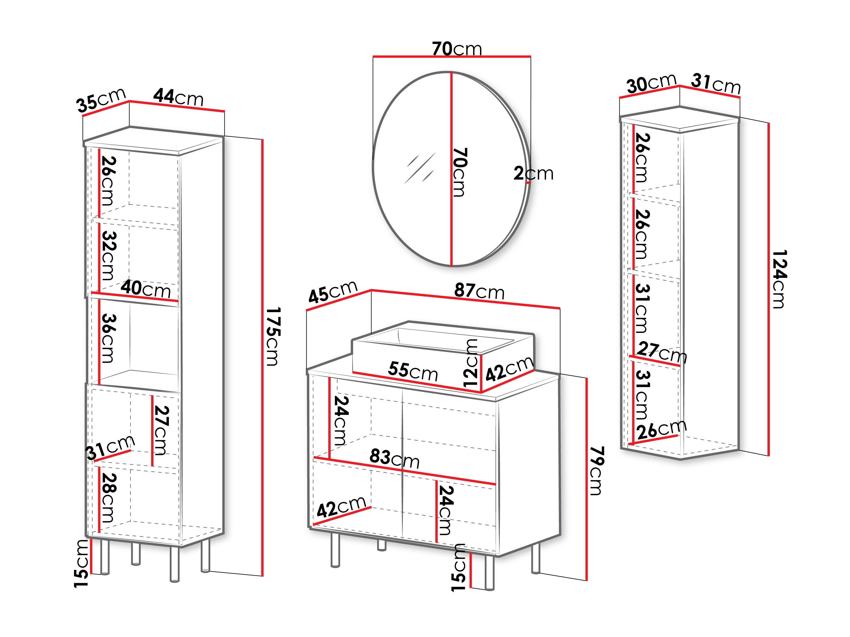 Vannas komplekts Virdomi 113 (Kašmirs)
