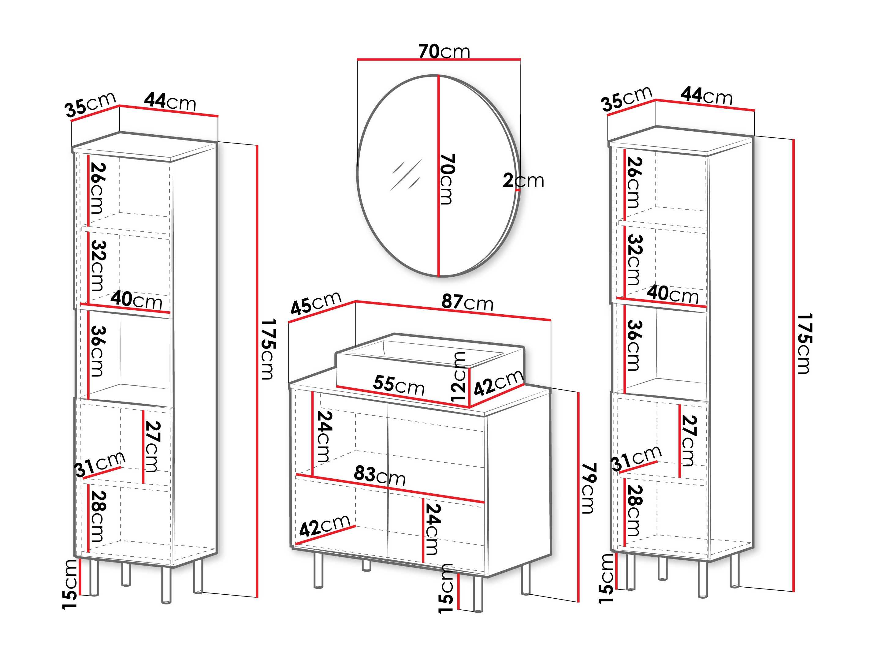 Vannas komplekts Virdomi 114 (Kašmirs)