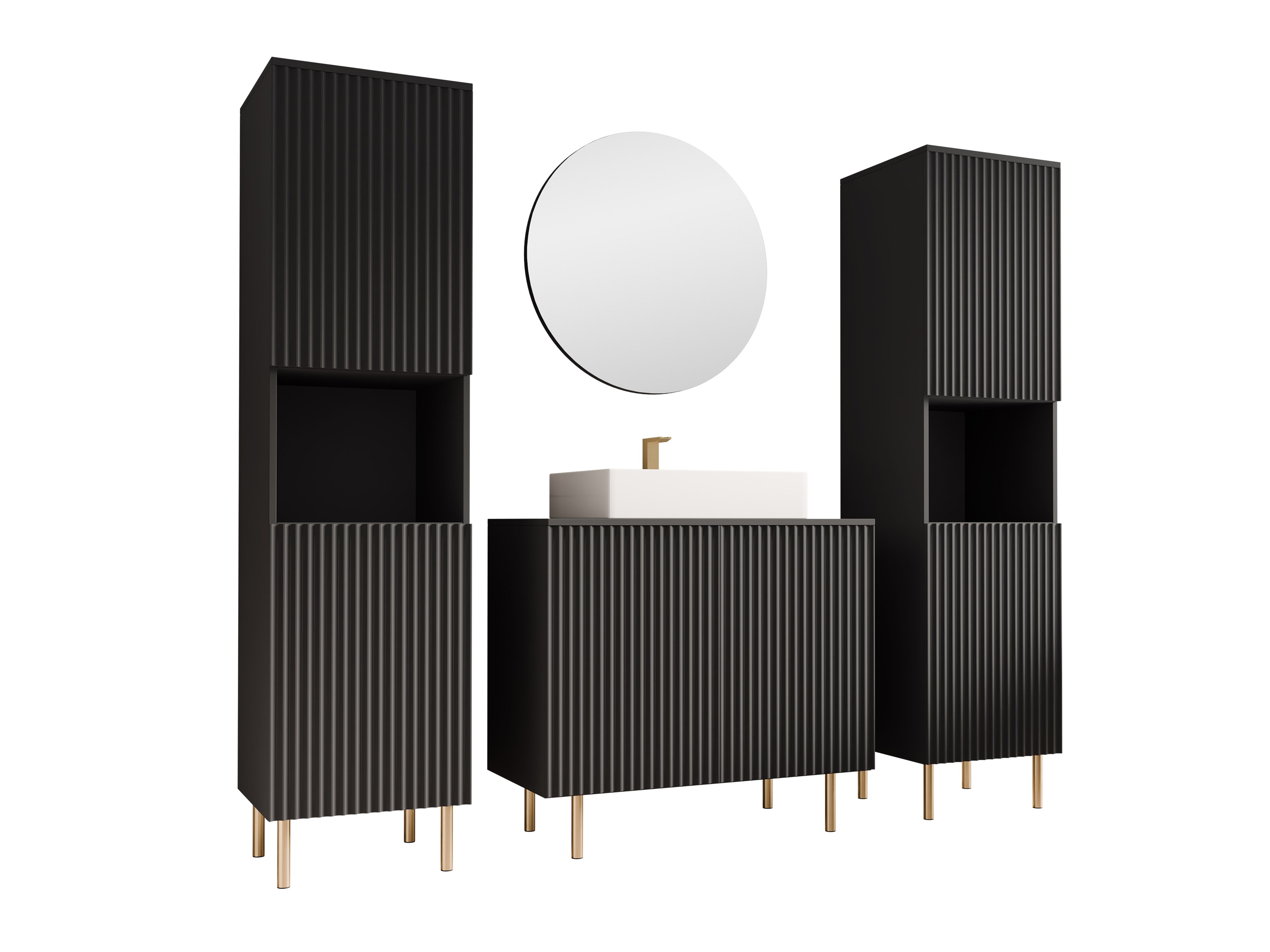 Vannas komplekts Virdomi 114 (Melns)