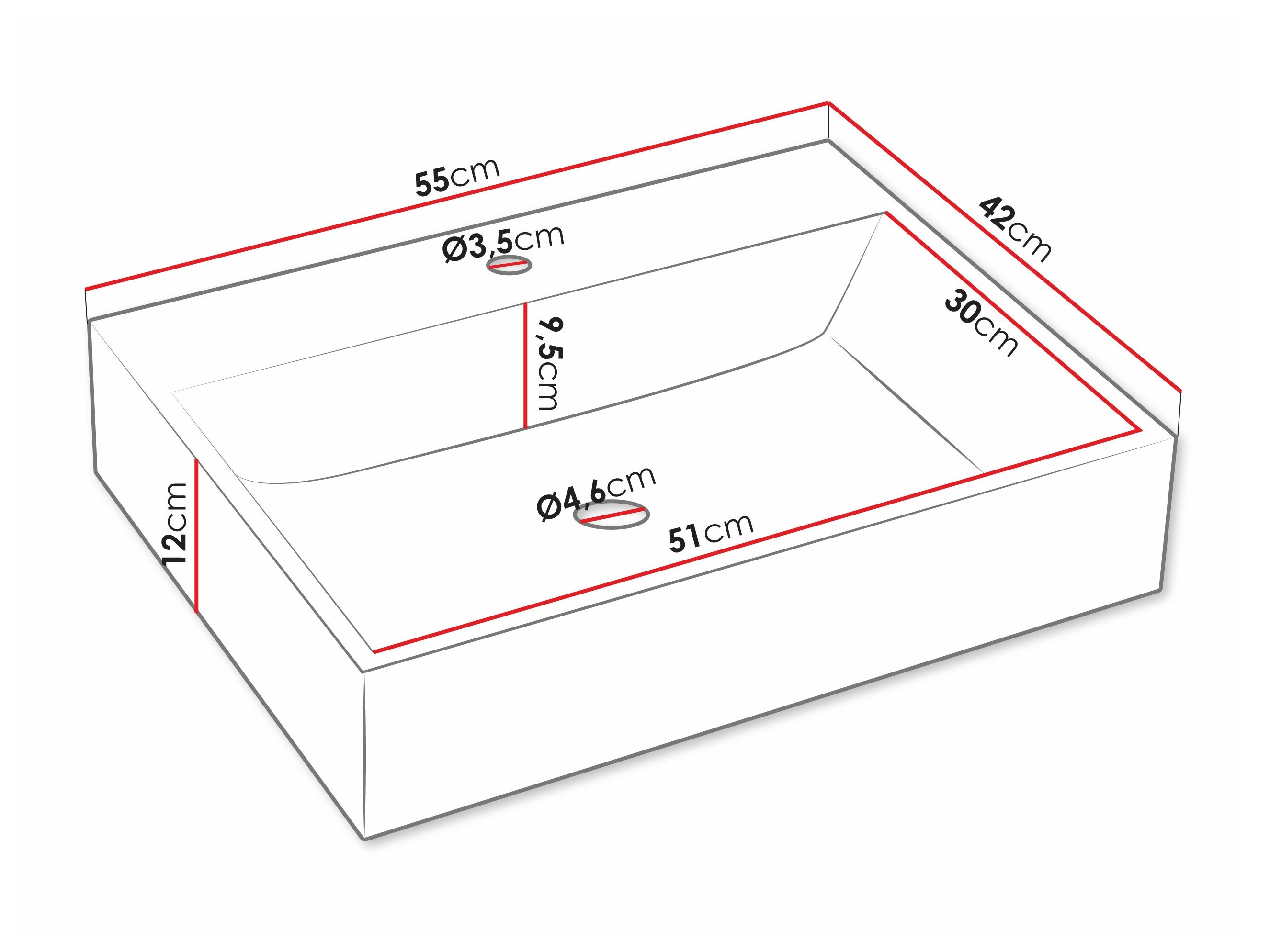 Набор для ванной комнаты Virdomi 112 (Чёрный)