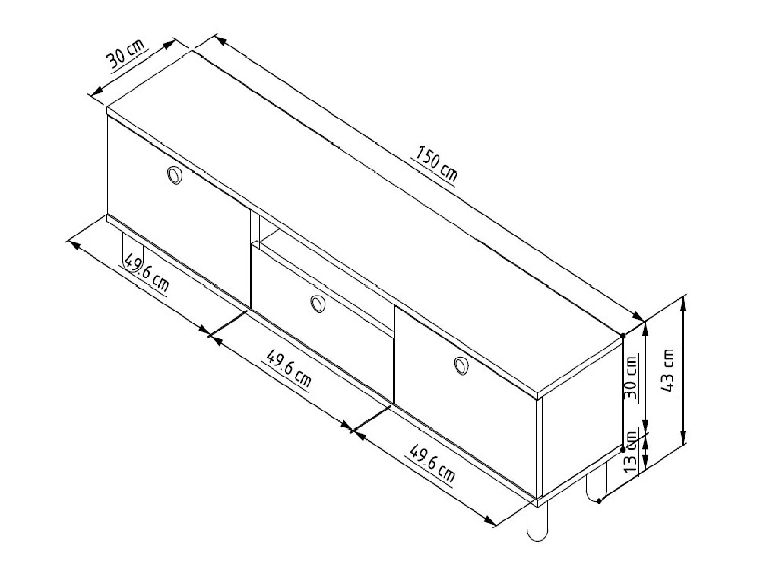 TV galds Kailua 2566