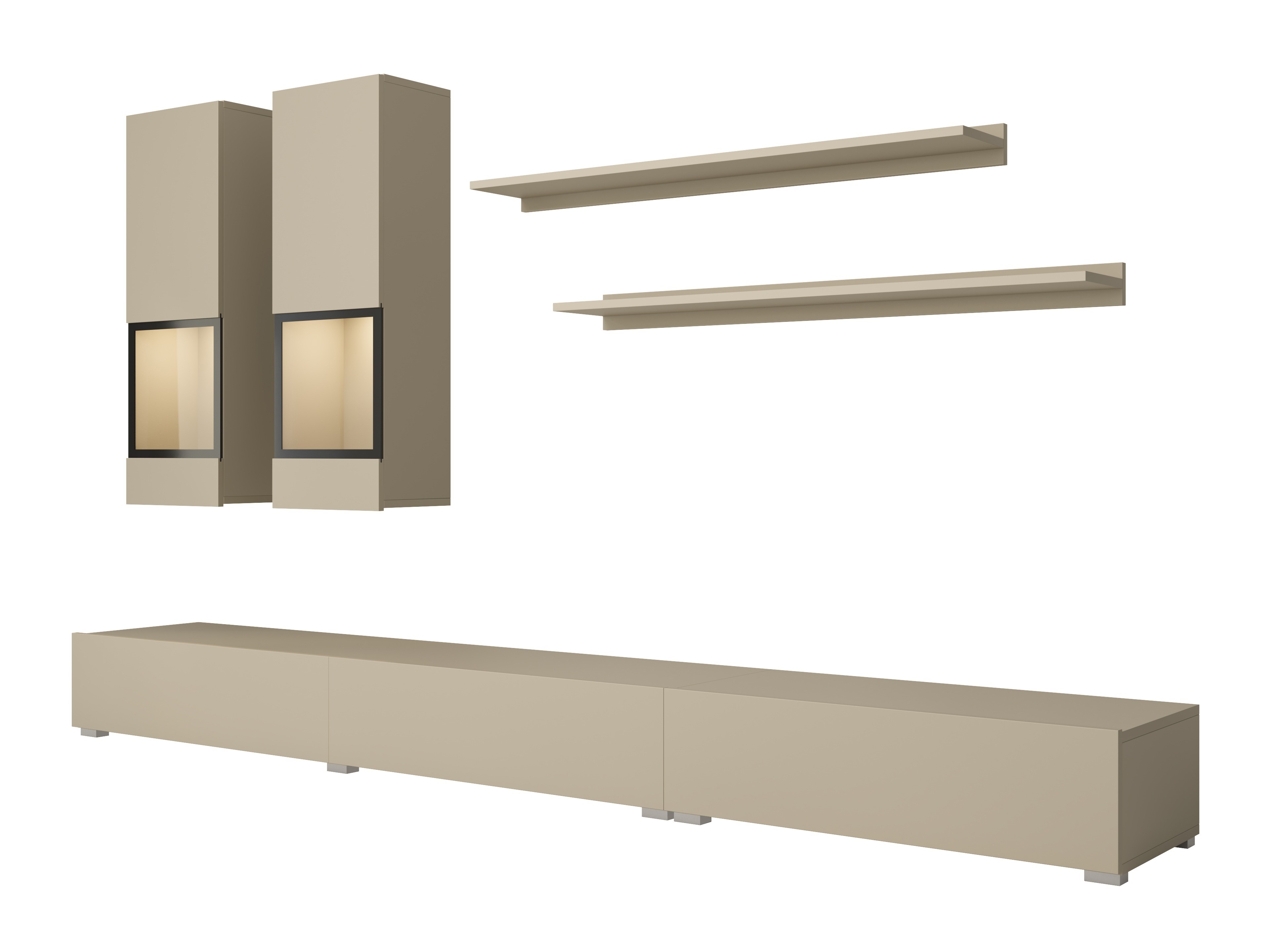 Viesistabas komplekts Serodeu 100 (Bēšs)