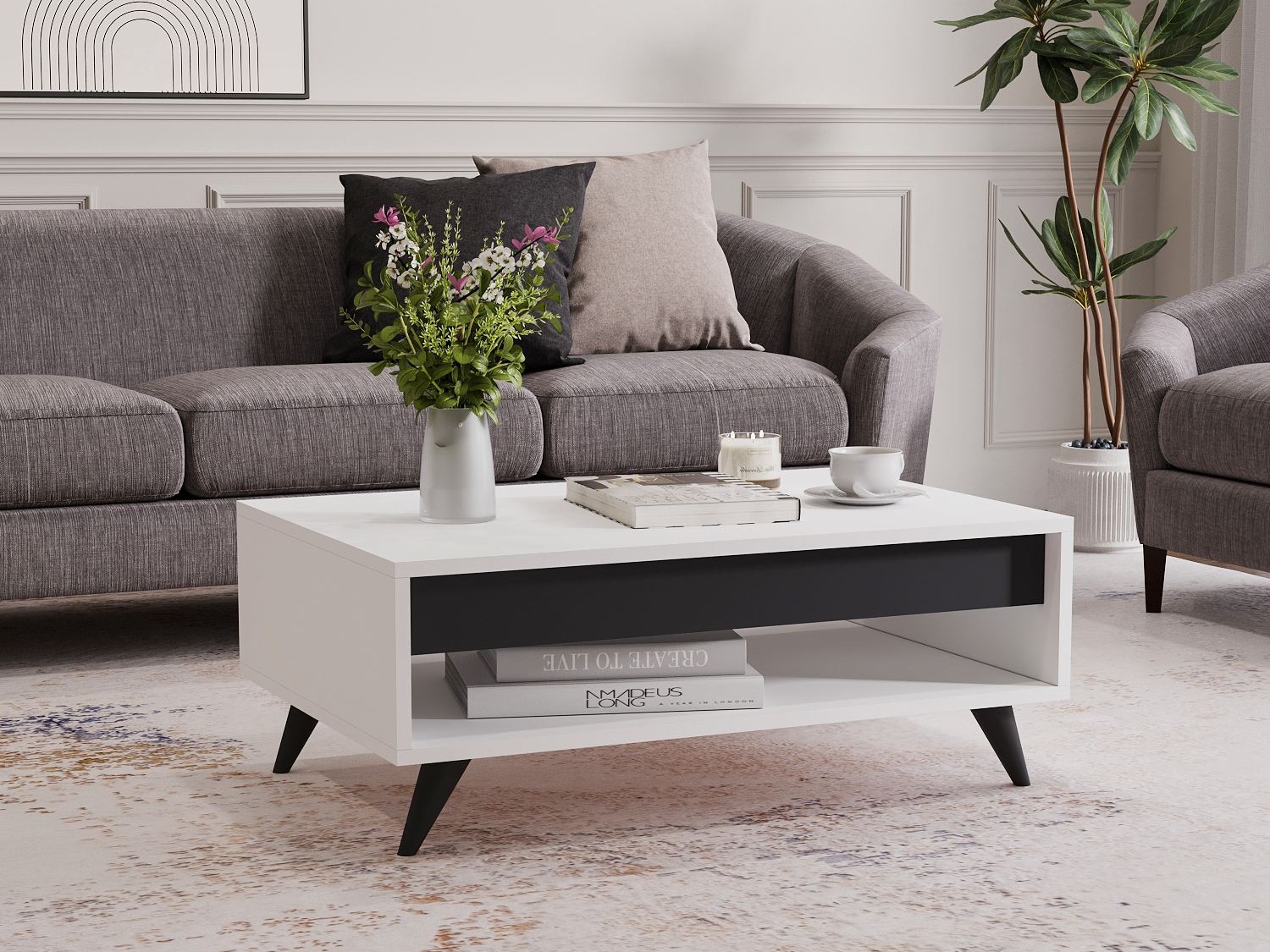 Журнальный столик Kailua 2561 (Белый)