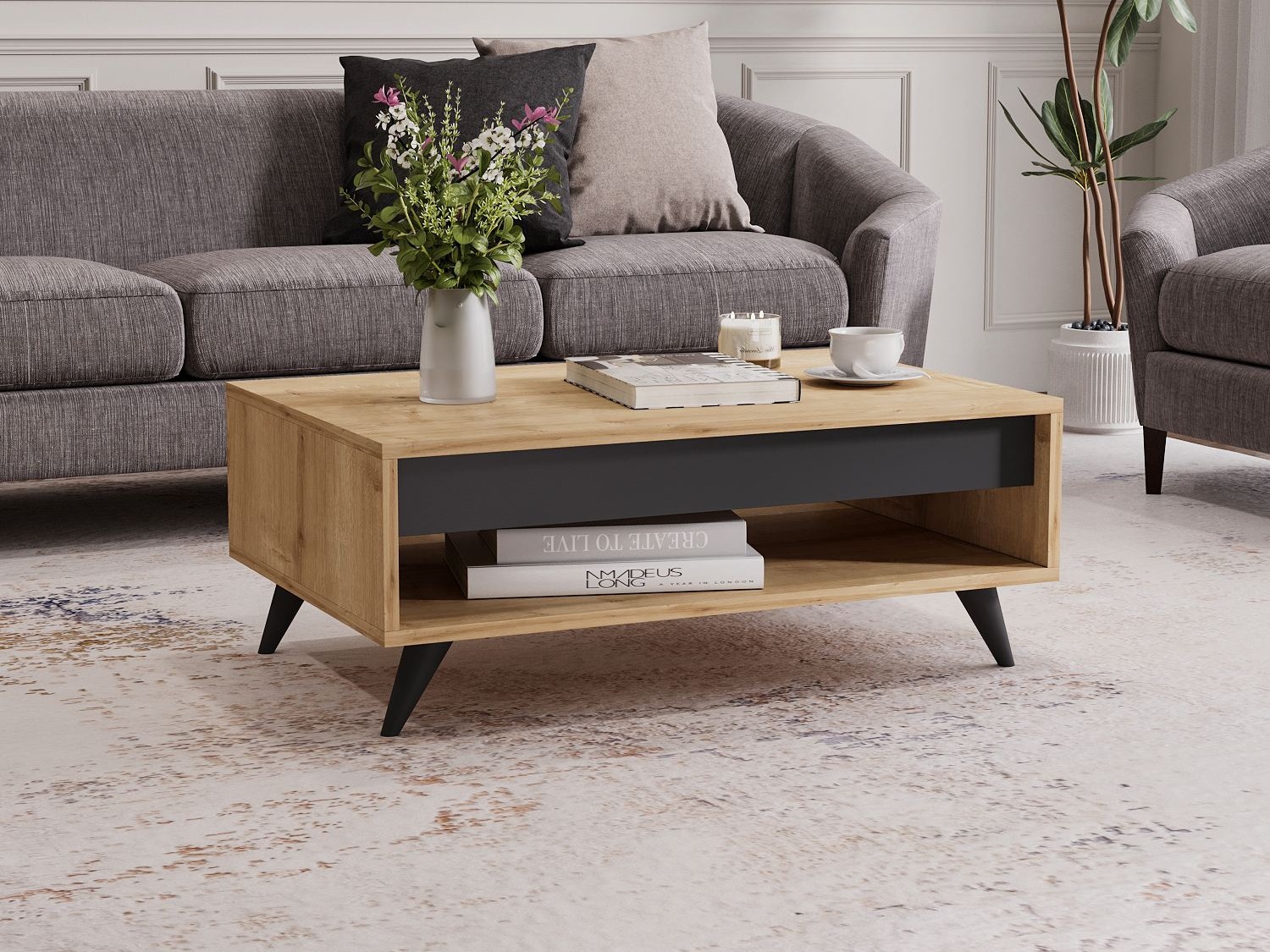 Журнальный столик Kailua 2561 (Дуб)