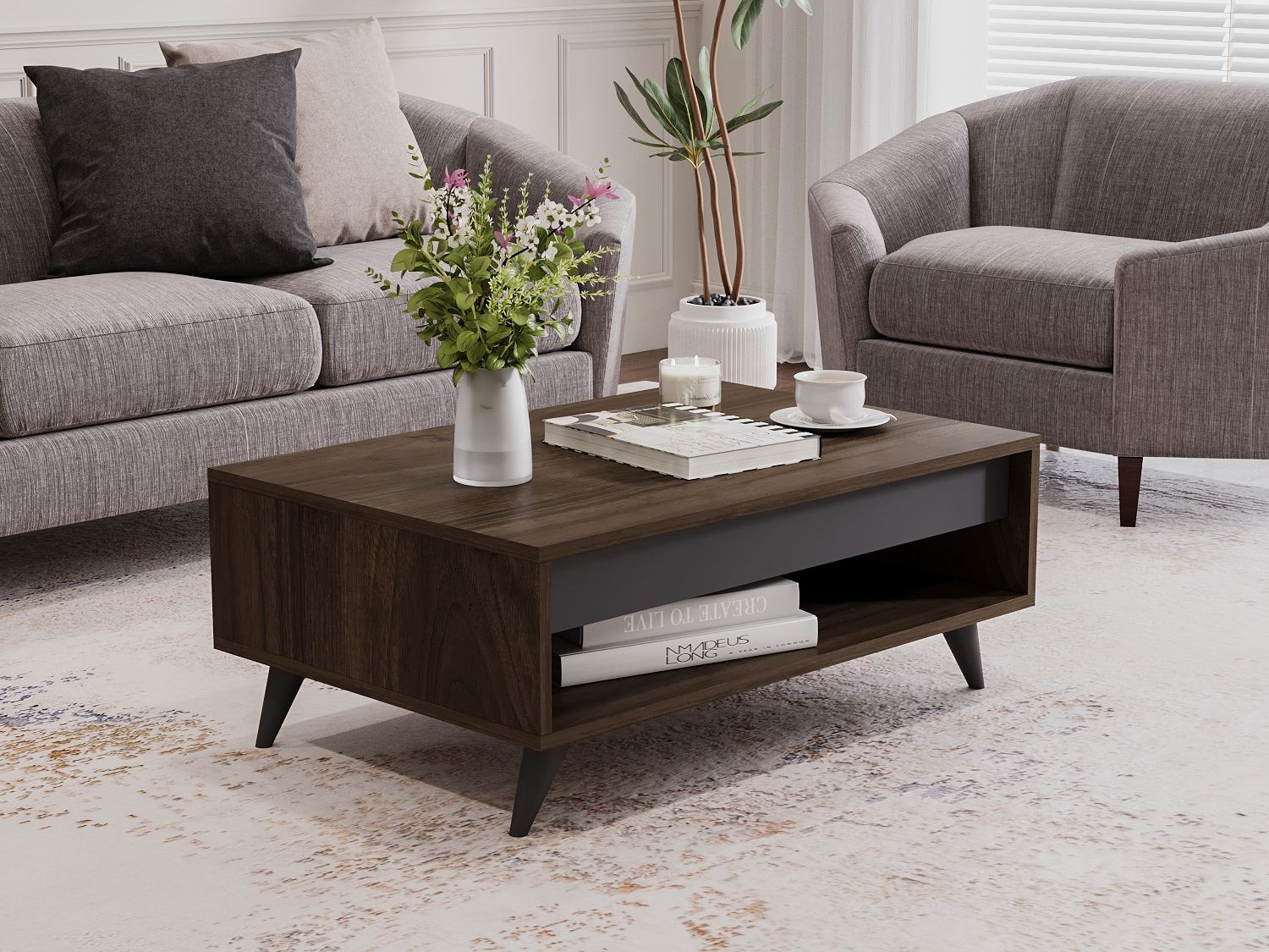 Журнальный столик Kailua 2561 (Грецкий орех)