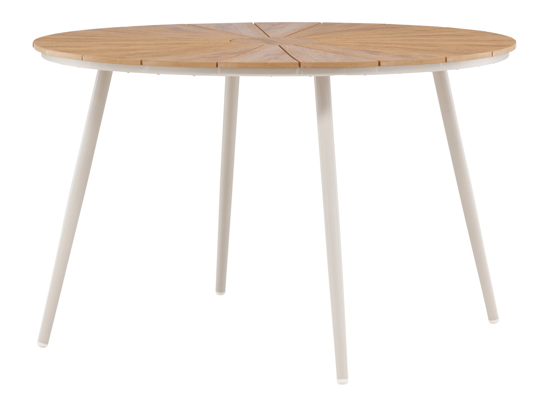 Dārza galds Dallas 4858 (Bēšs + Gaišs koks)