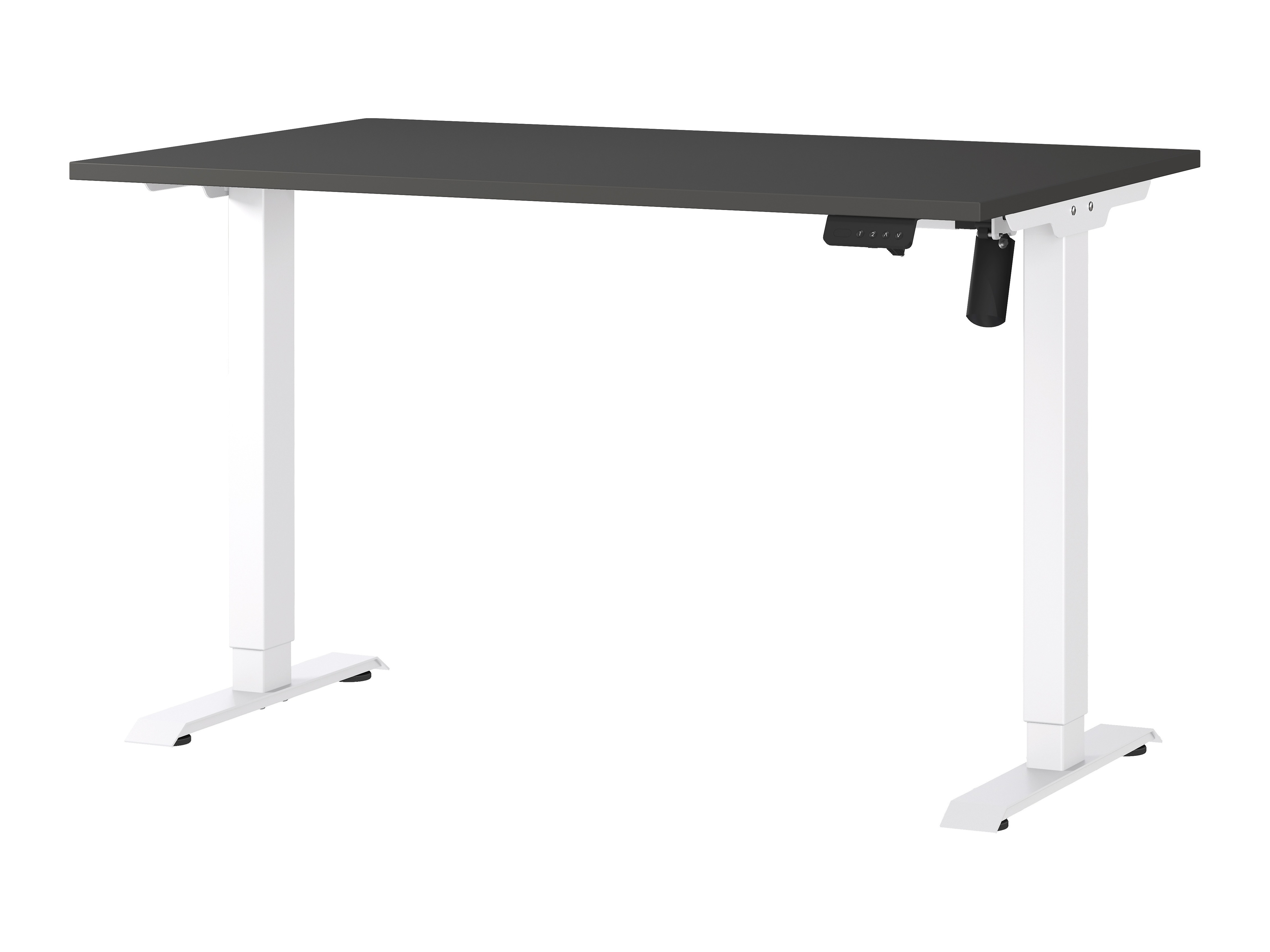 Рабочий стол с регулируемой высотой Lartesi 115 (Графит + Белый)