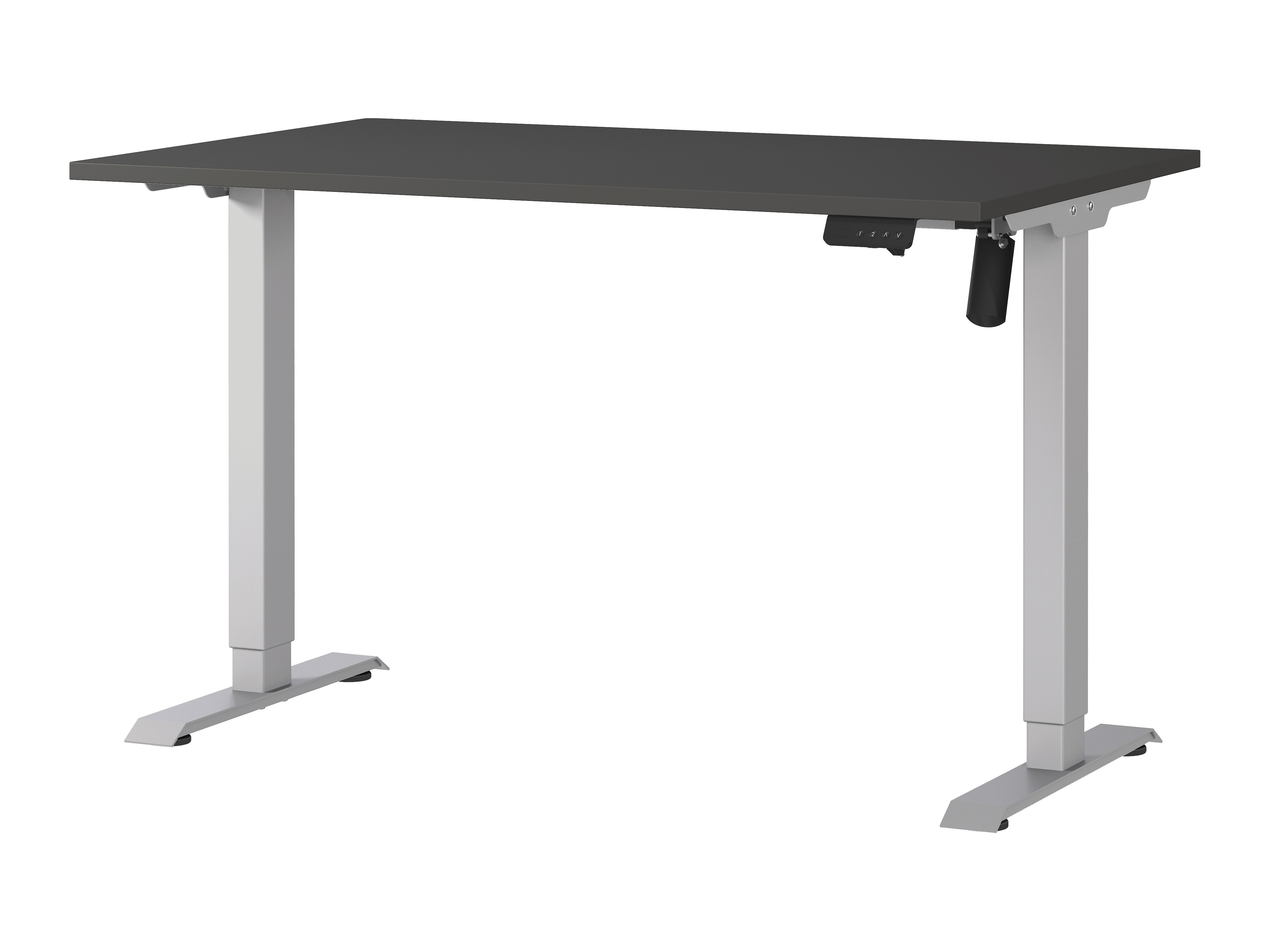 Рабочий стол с регулируемой высотой Lartesi 115 (Графит + Серебряный)