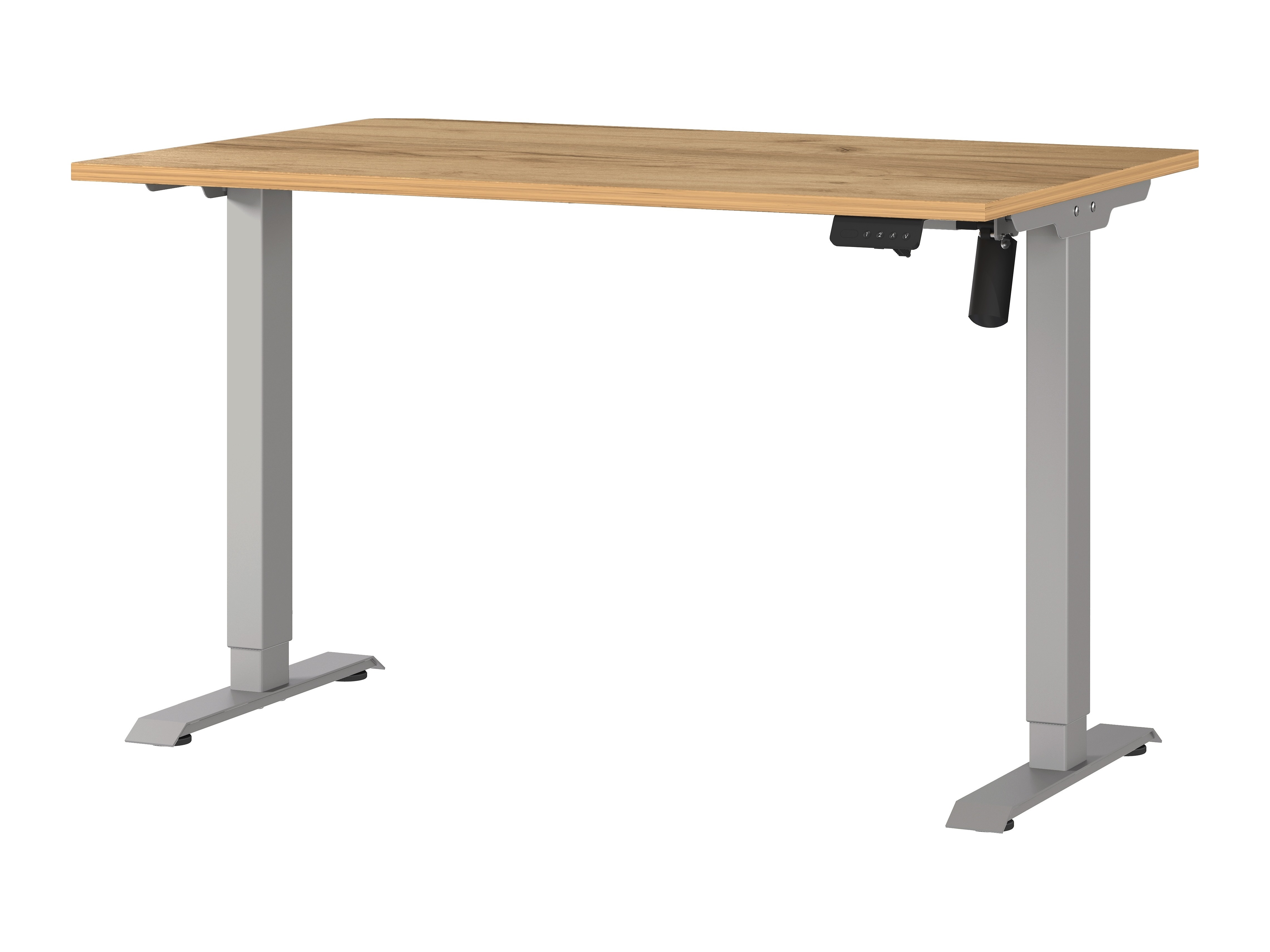 Rakstāmgalds ar regulējamu augstumu Lartesi 115 (Navarra ozols + Sudraba)