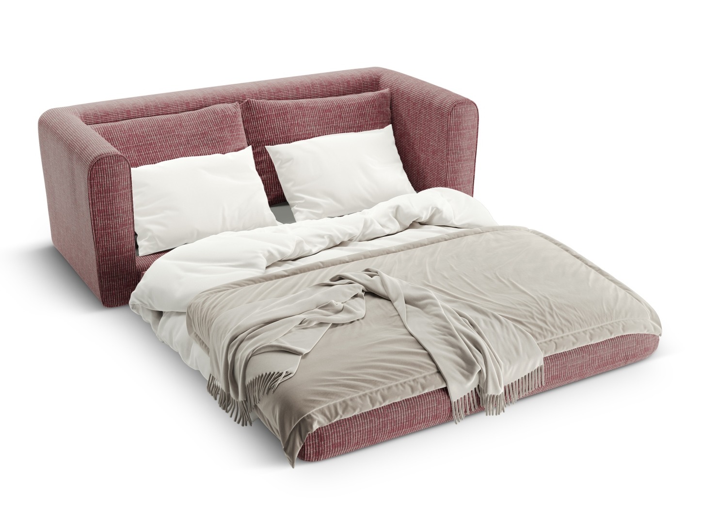 Dīvāns gulta Beckley 101 (Baltimore Marsala)