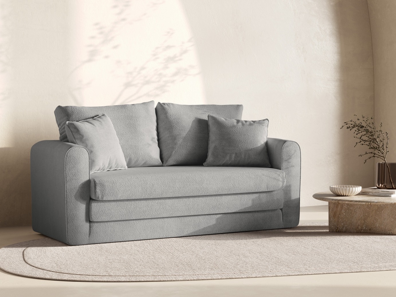 Dīvāns gulta Beckley 101 (Coral 75)