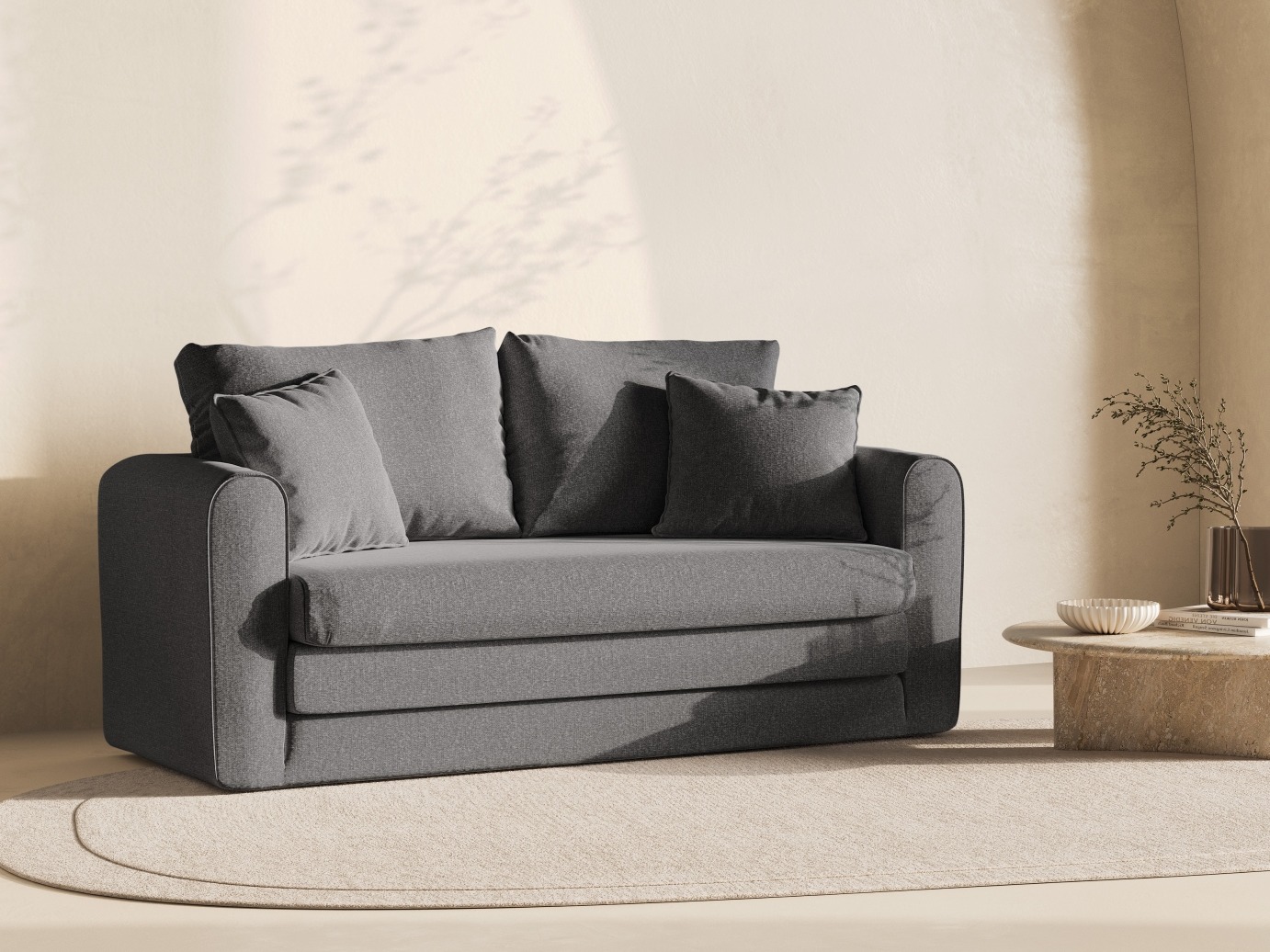 Dīvāns gulta Beckley 101 (Solid 99)