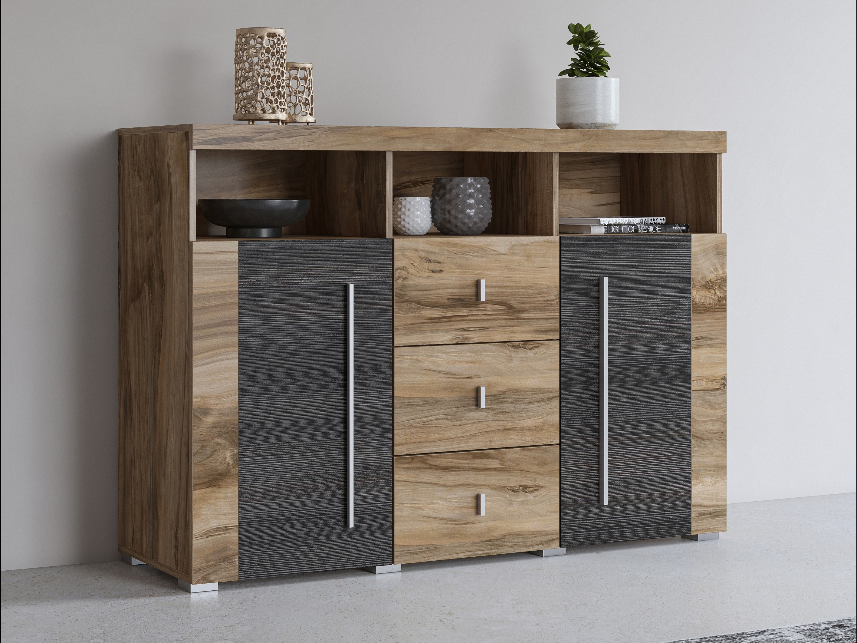 Kомод Sorciro 101 (Орех + Темный дуб)