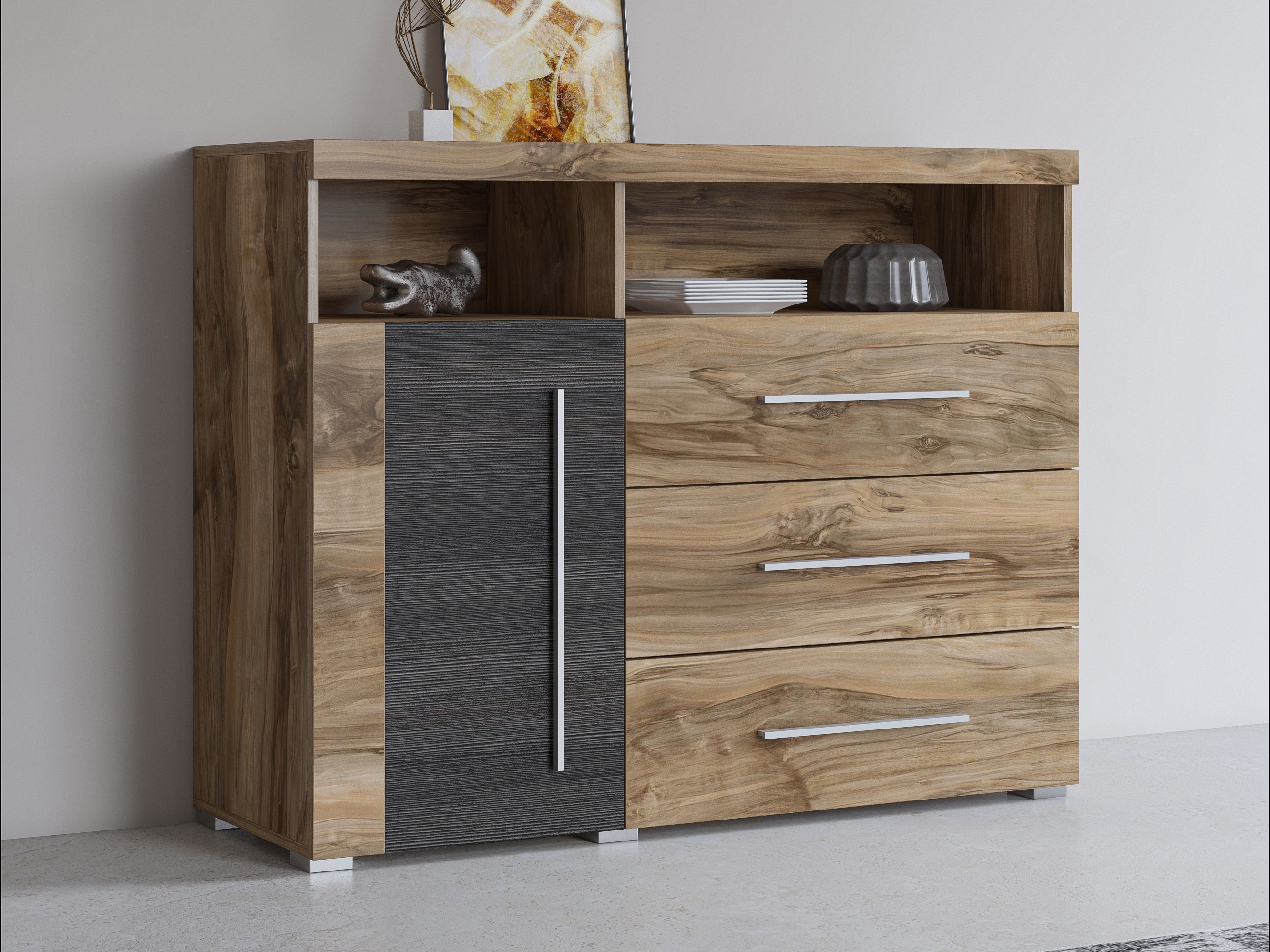 Kомод Sorciro 102 (Орех + Темный дуб)