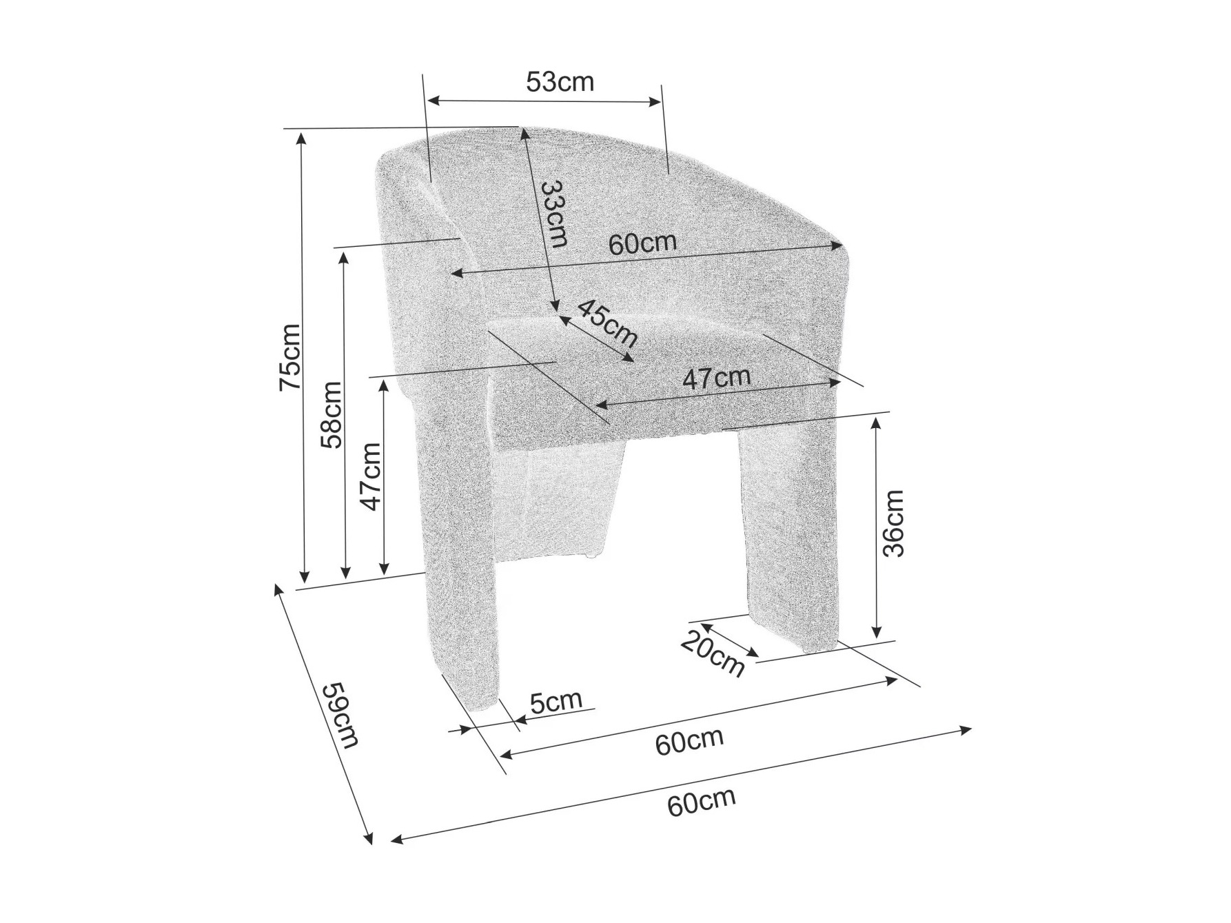 Krēsls Detroit 785 (Bēšs)