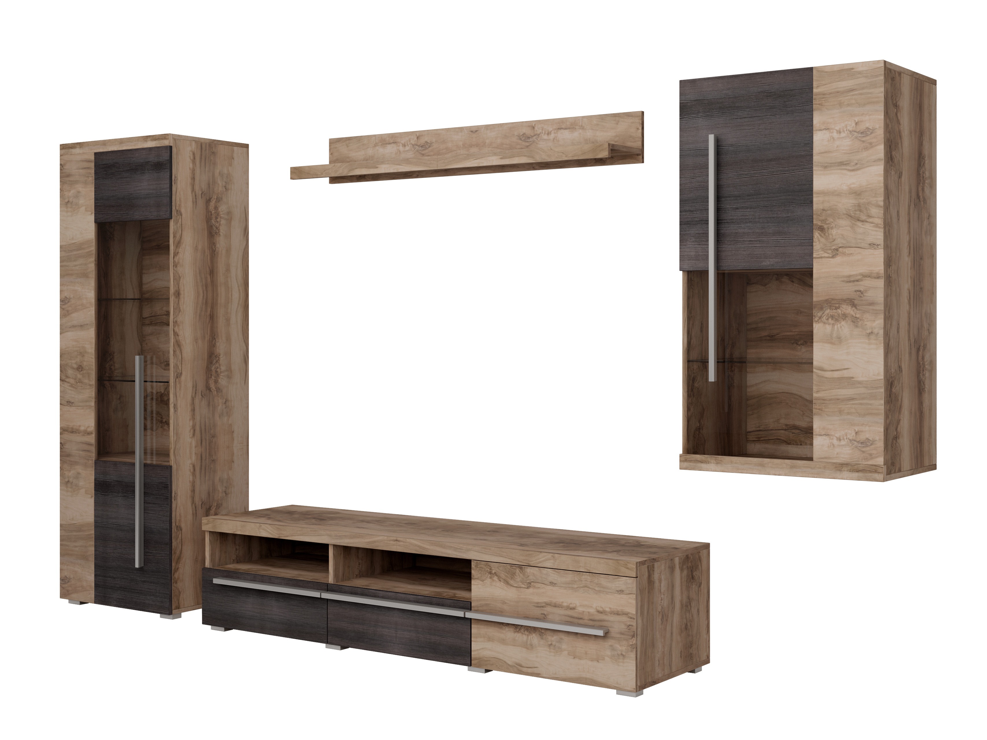 Набор для гостиной Sorciro 105 (Орех + Темный дуб)