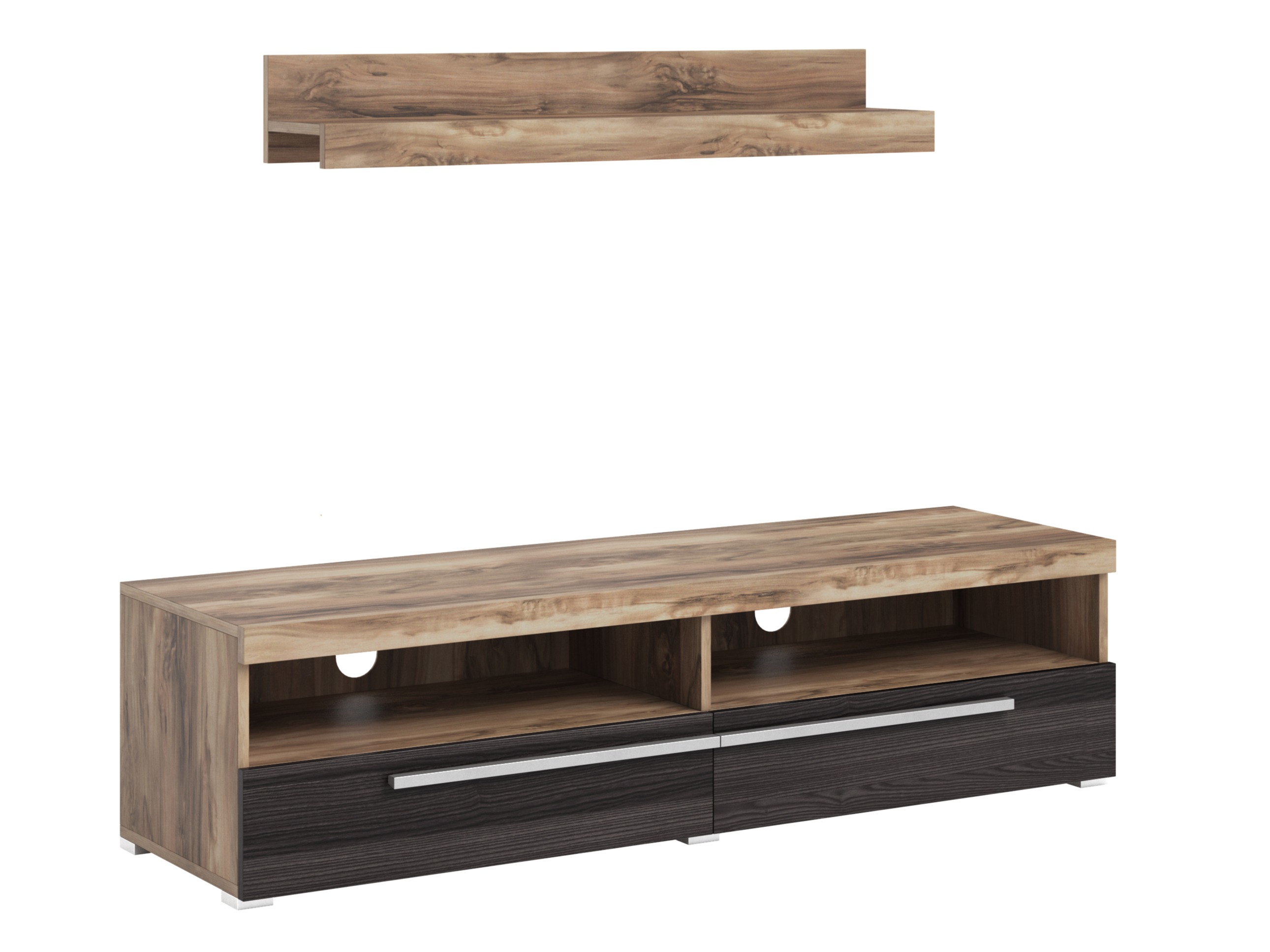 ТВ тумба Austin 239 (Орех + Темный дуб)