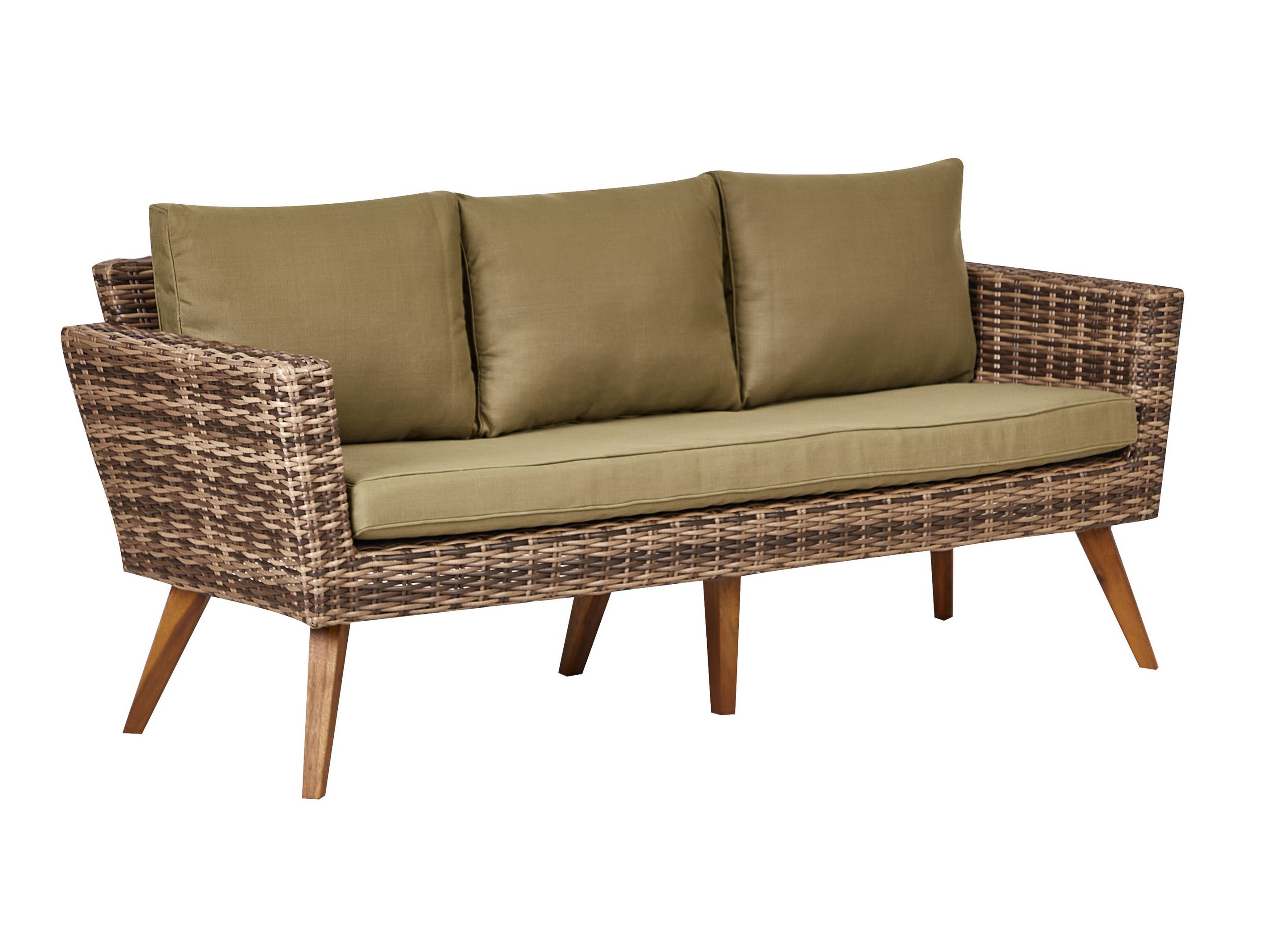 Dārza mēbeļu komplekts Berwyn 2712 (Brūns + Gaišs olīva tree)