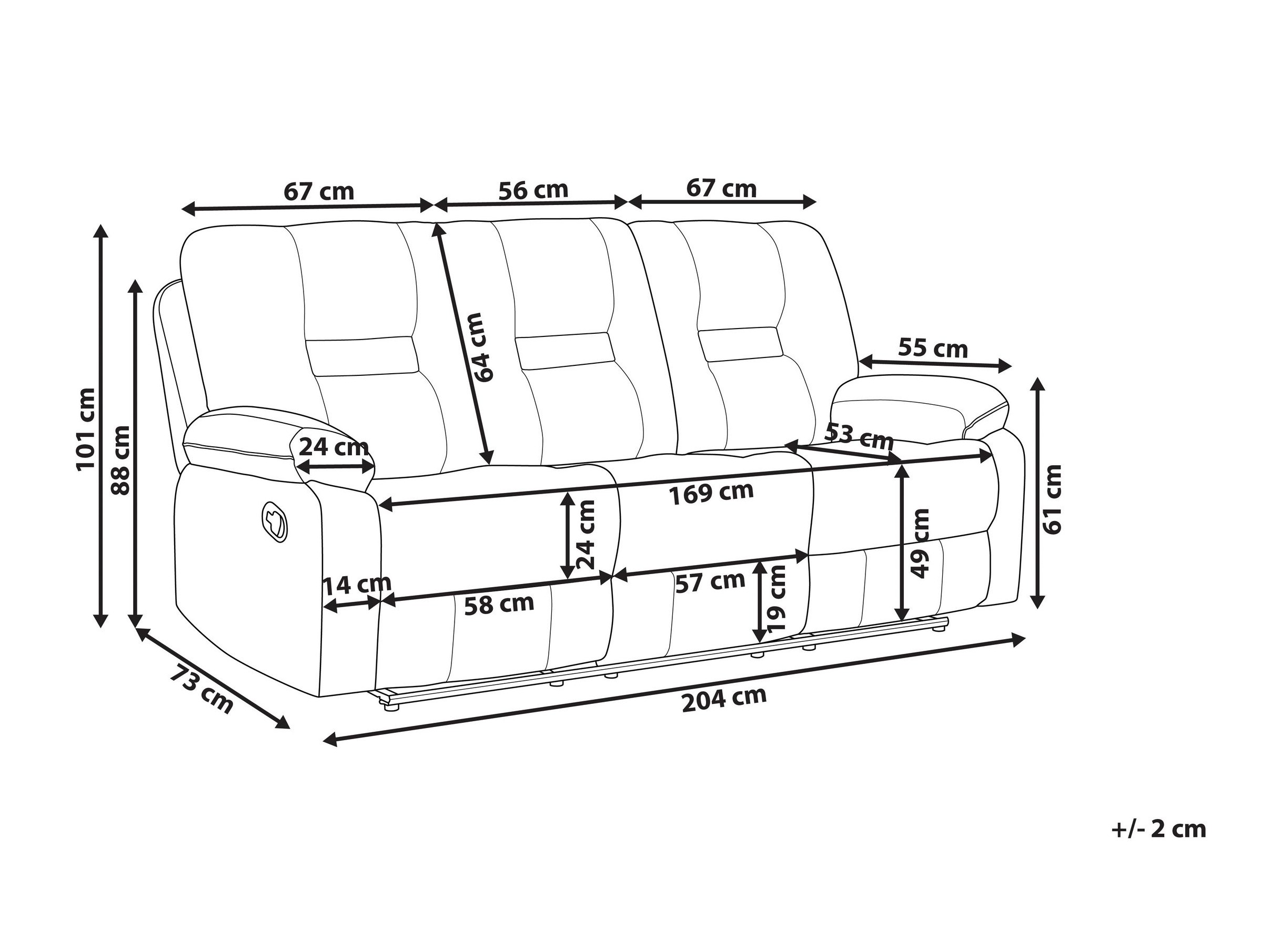 Раскладной диван Tivlira 111 (Тёмно-серый)