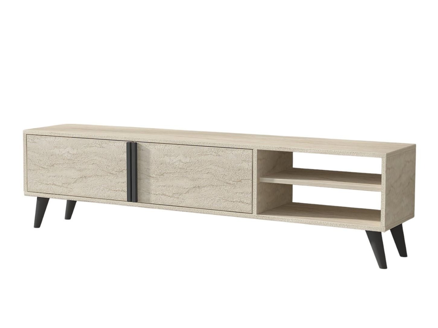 TV galds Kailua 2576 (Gaišs Travertine)