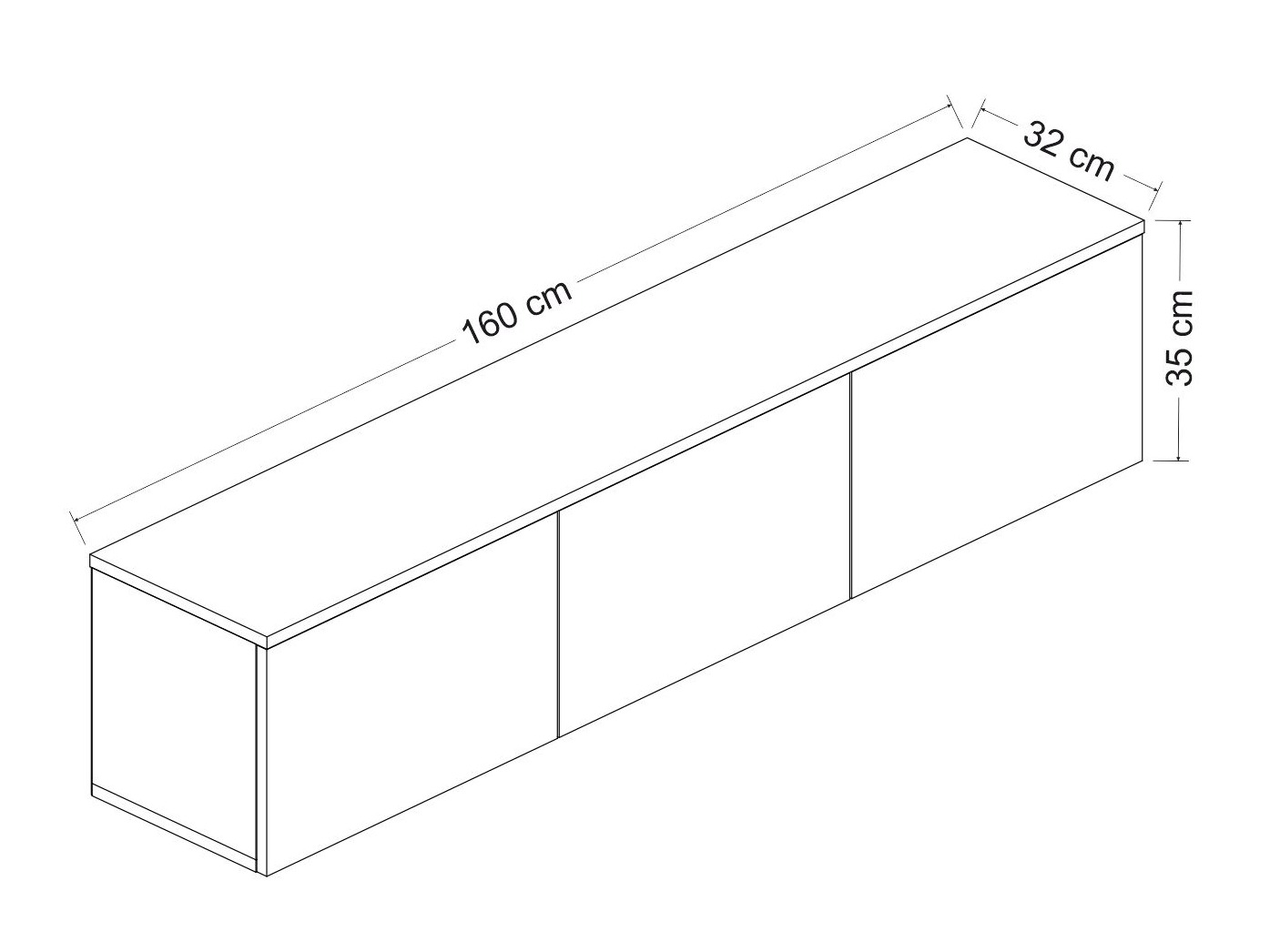 TV galds Kailua 408 (Kastanis)