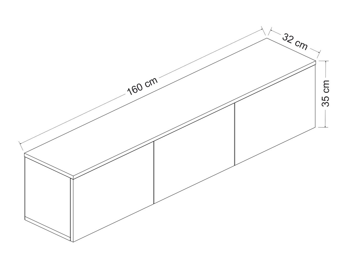 TV galds Kailua 408 (Riekstkoks)