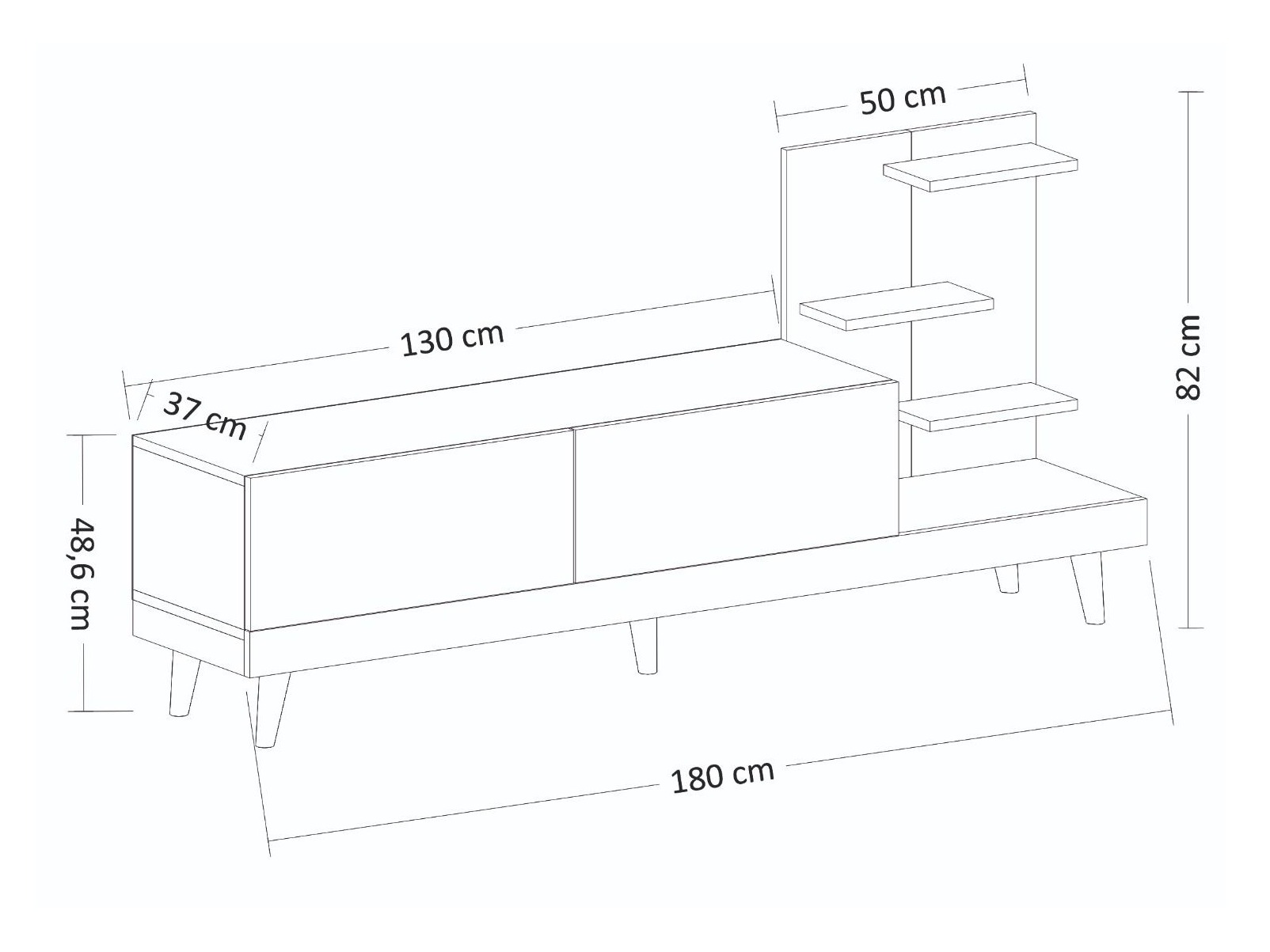 ТВ тумба Kailua 2578