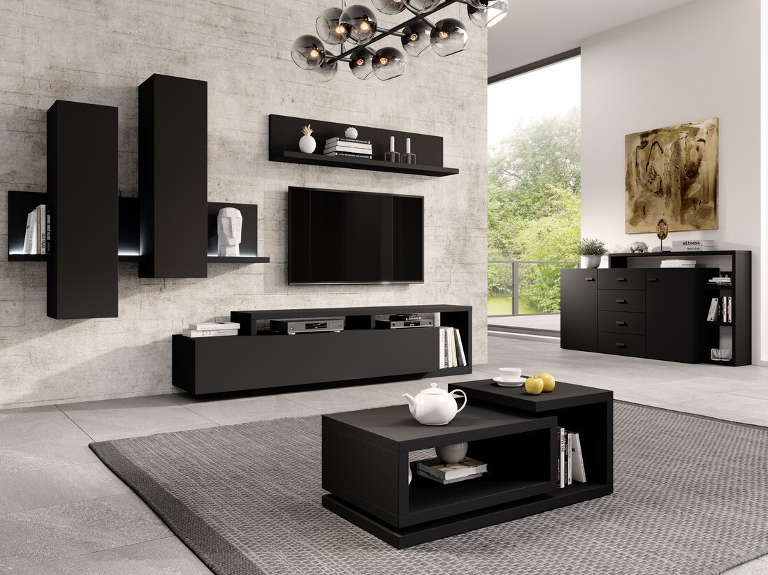 Kumode Lutiva 106 (Matēts melns)