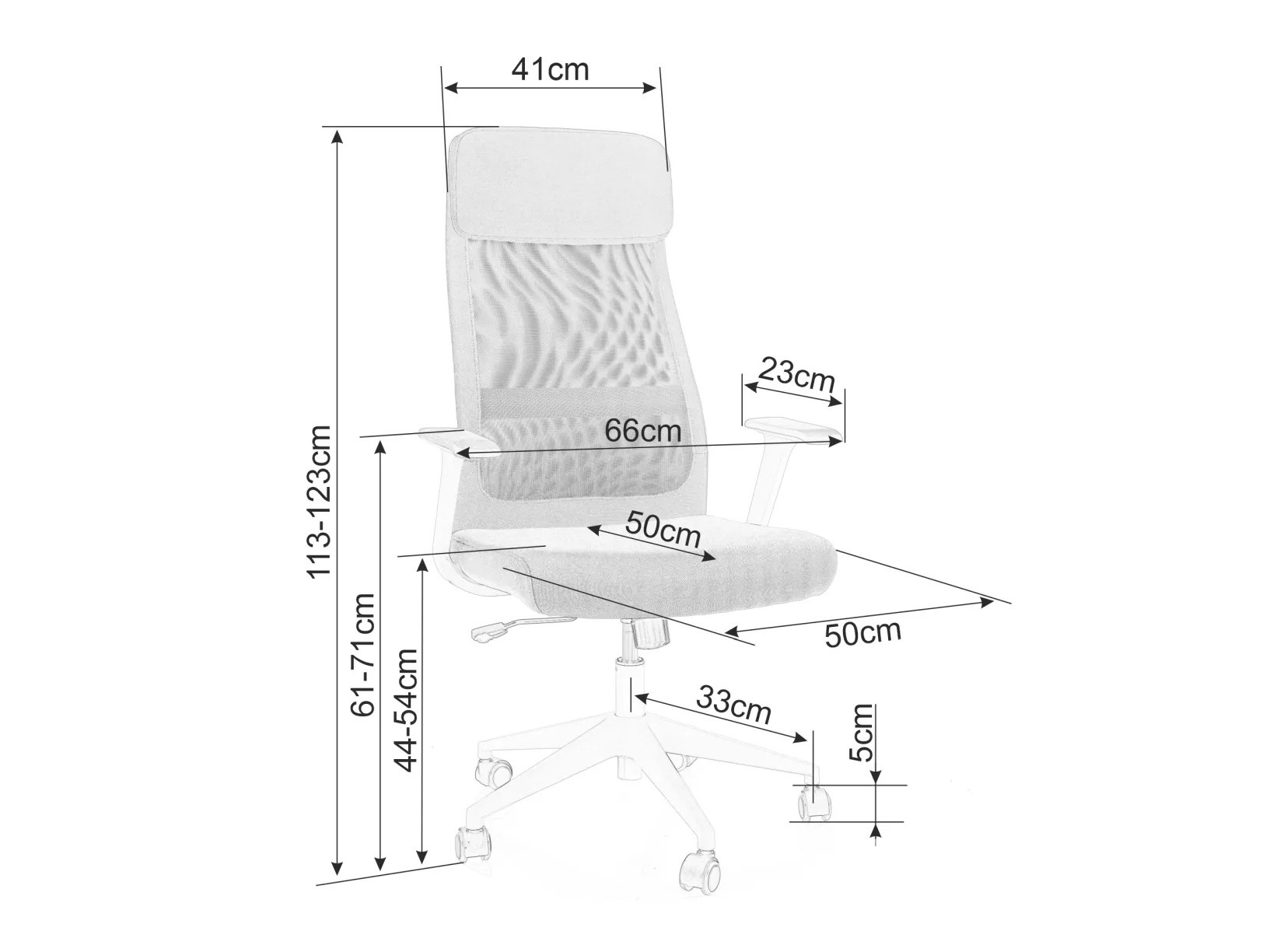 Офисный стул Detroit 790 (Серый)