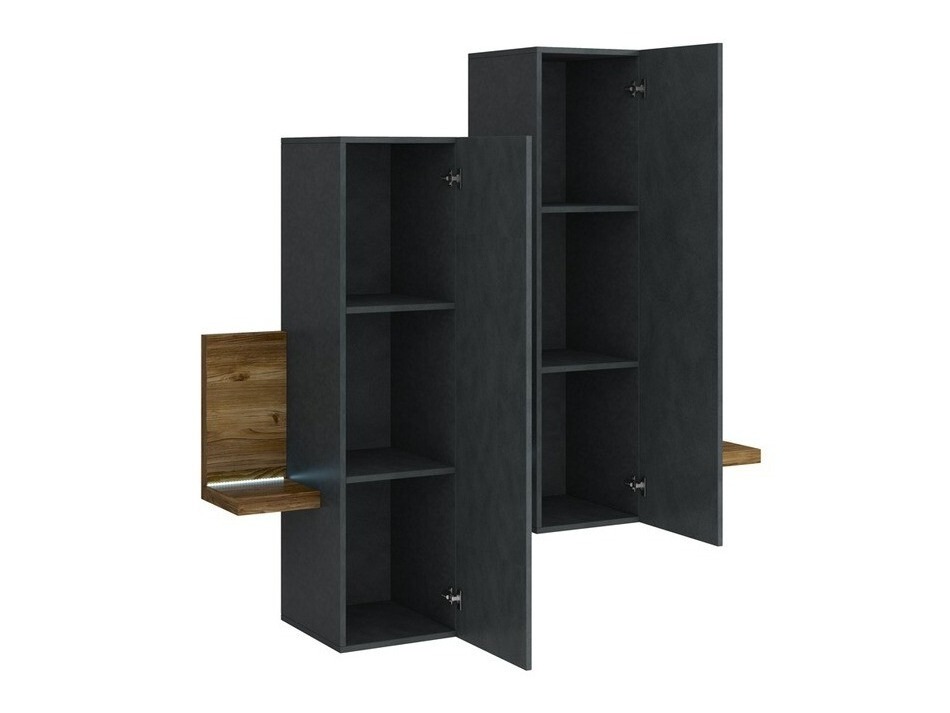 Piekarams skapītis Lutiva 101 (Matera pelēks + Tumšā egle)