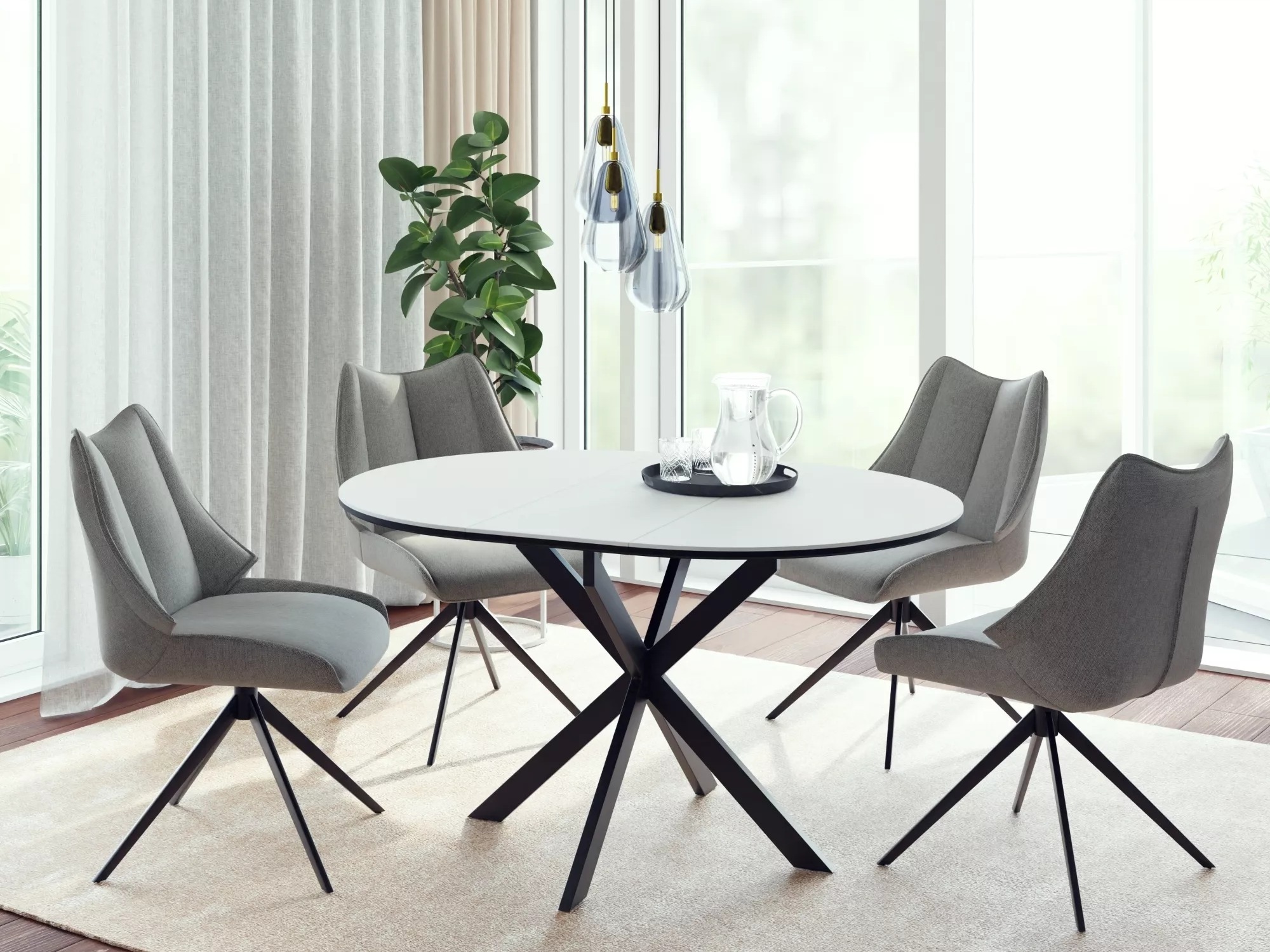 Cтол Detroit 792 (Белый мрамор)