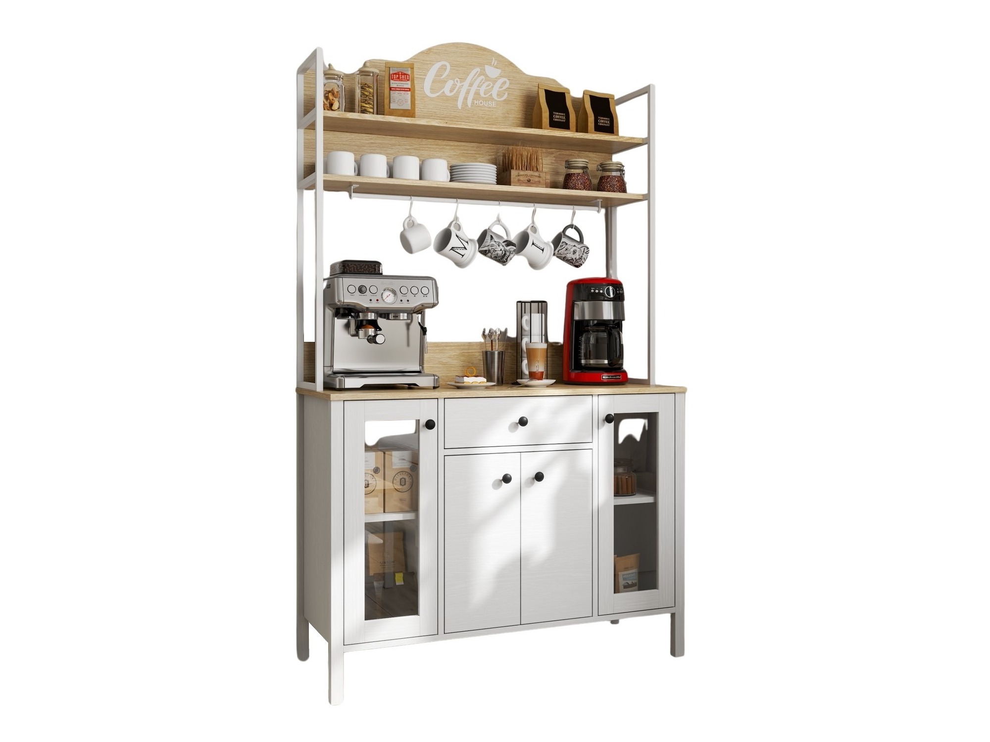 Daudzfunkcionāla mēbele Ophfela 148 (Balts)