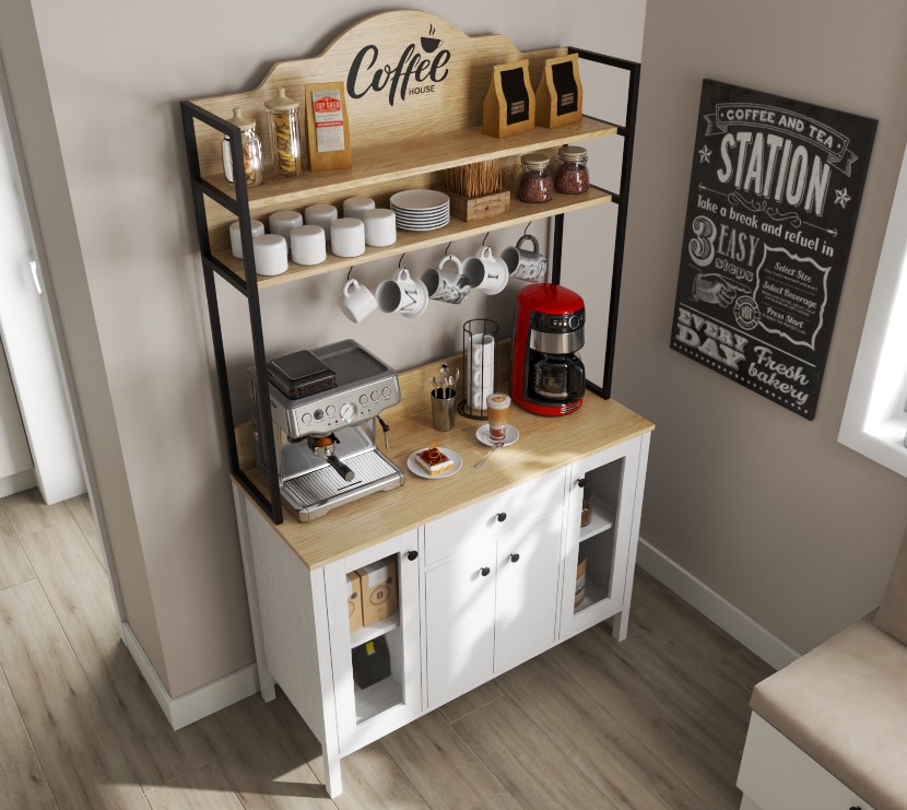 Daudzfunkcionāla mēbele Ophfela 148 (Melns)