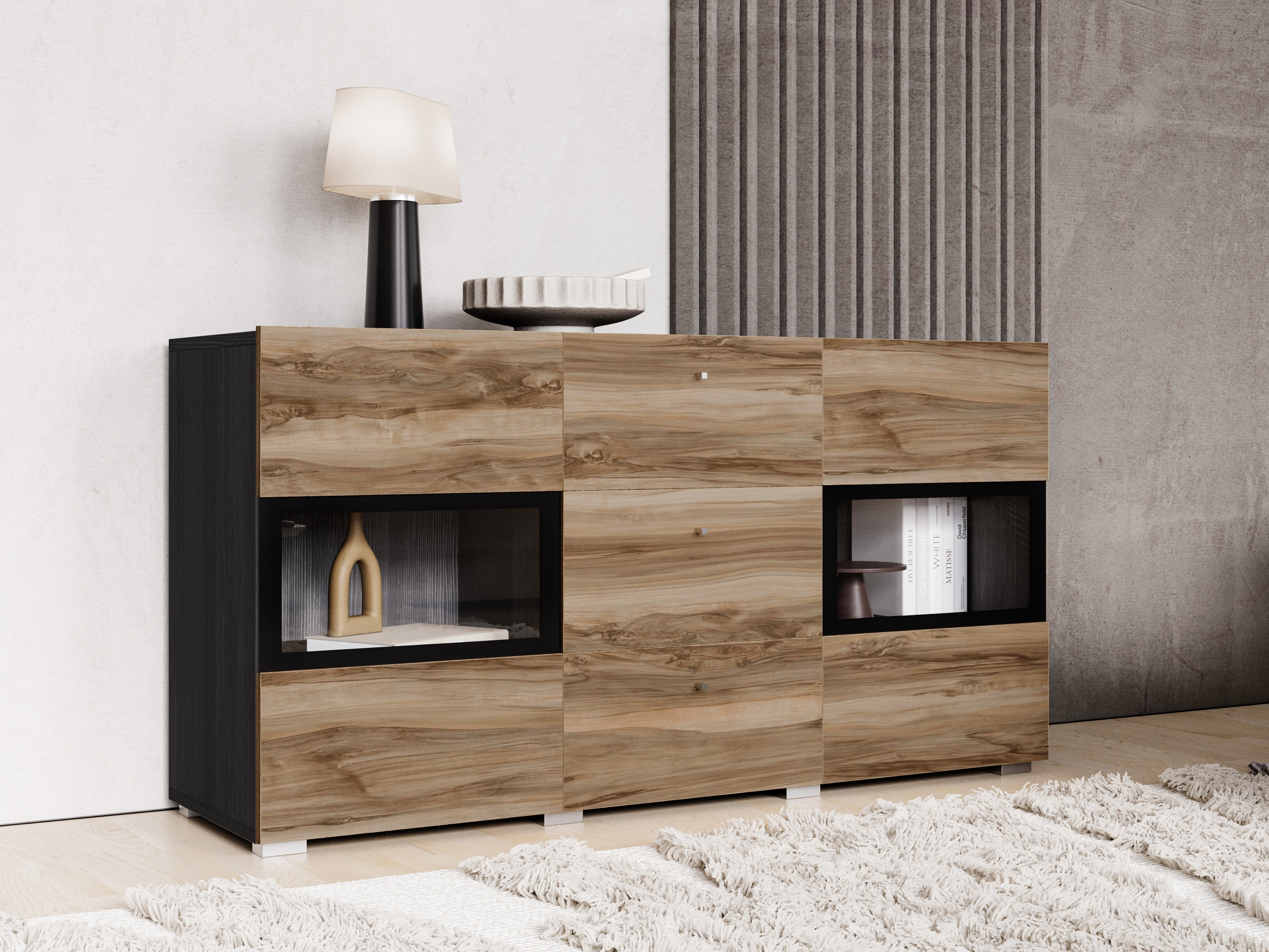 Kumode Serodeu 101 (Riekstkoks + Tumši brūns)