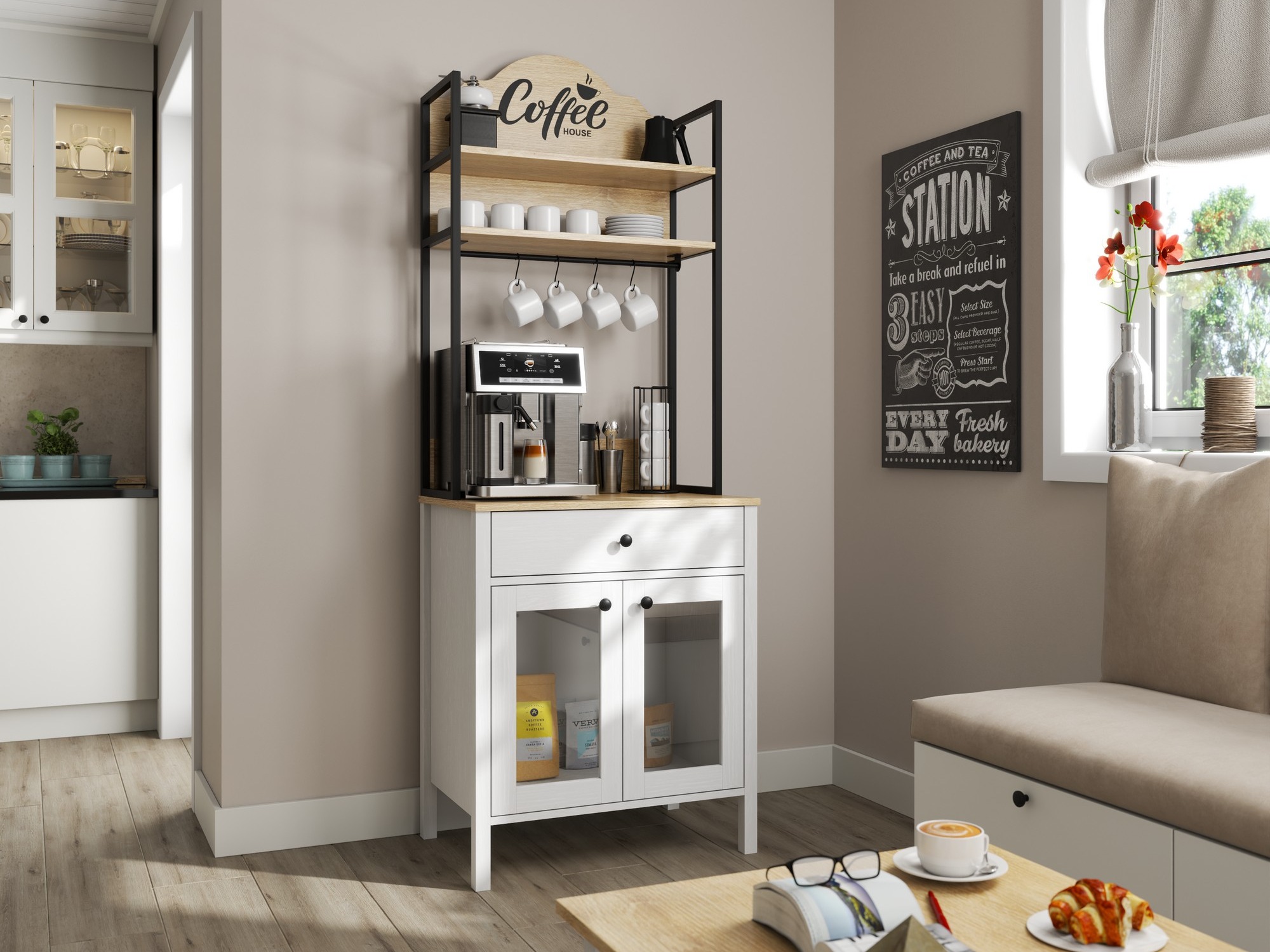 Многофункциональная мебель Ophfela 147 (Чёрный)