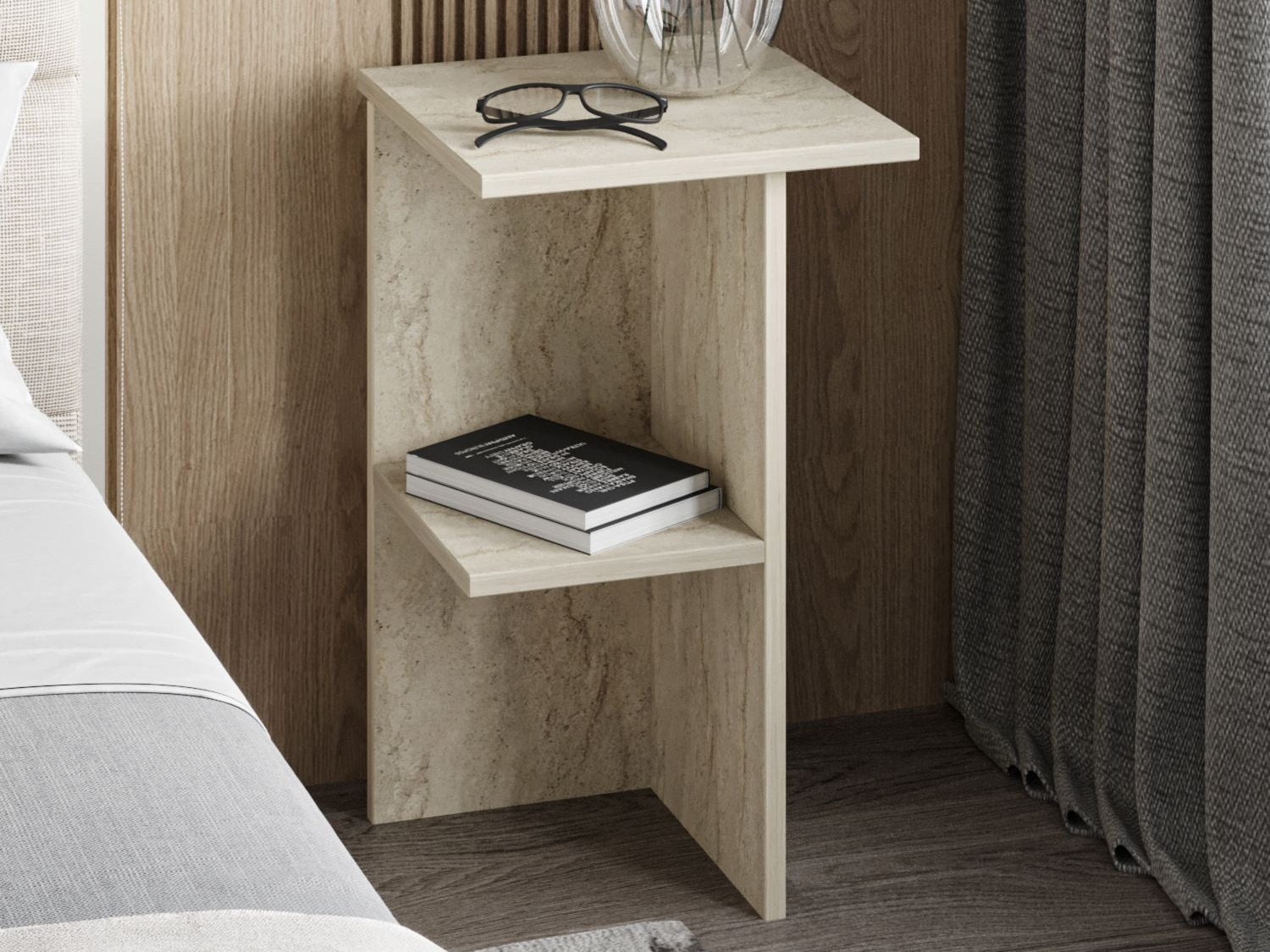 Naktsgaldiņš Kailua 2580 (Gaišs Travertine)