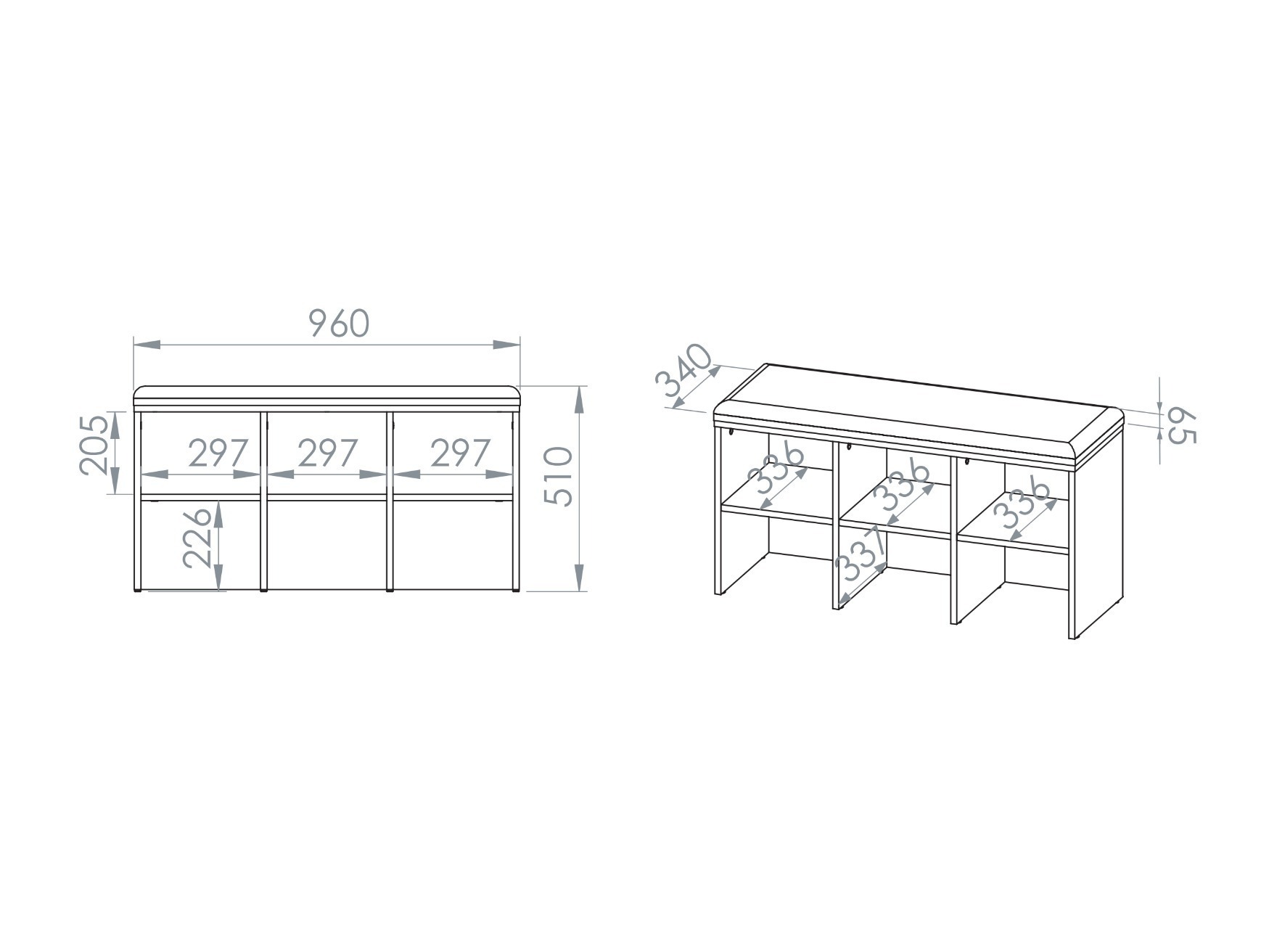Полка для обуви Madison 193