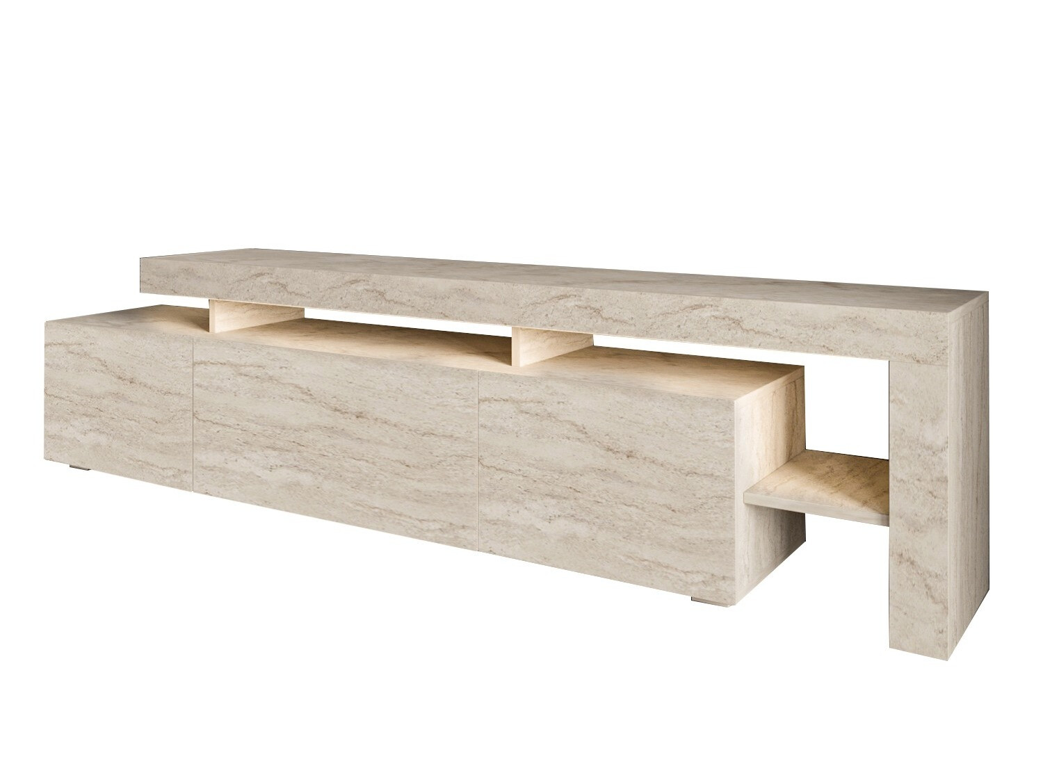 TV galds Kailua 292 (Gaišs travertīns)