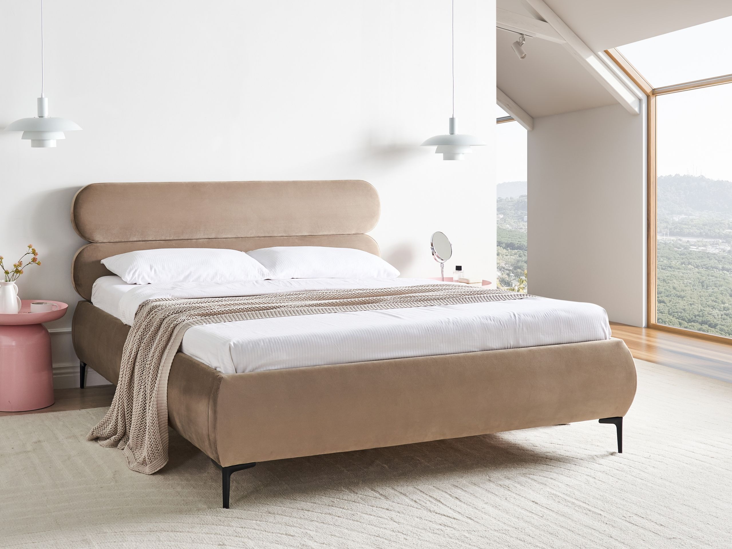 Кровать Berwyn 2717 (Светло-коричневый)