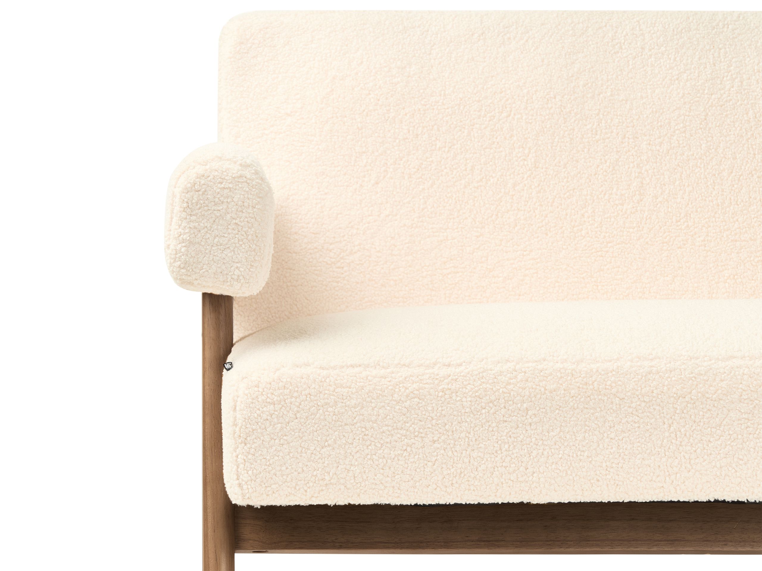 Mīkstais sols Berwyn 2713 (Balts + Tumšs koks)