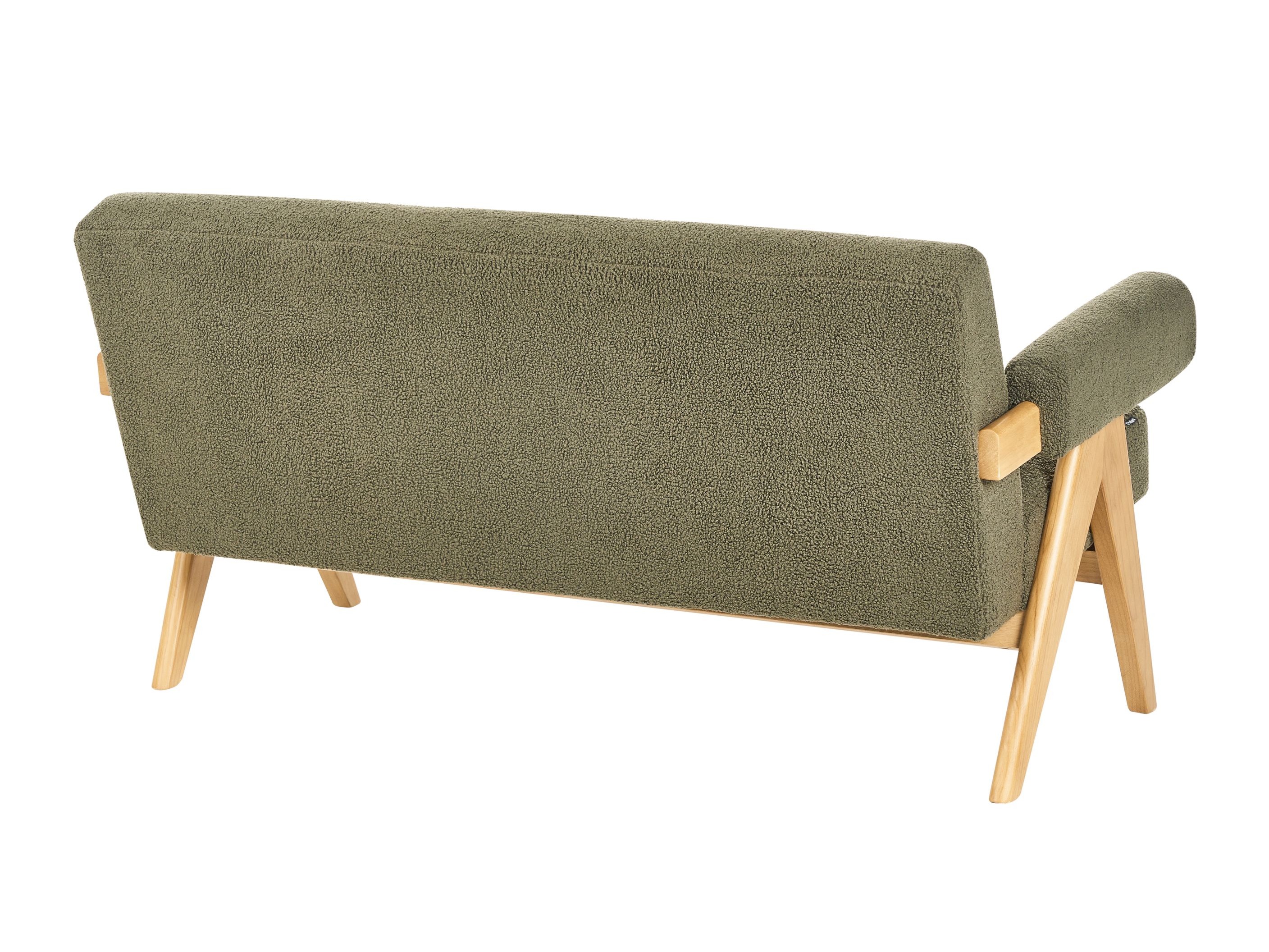 Mīksto mēbeļu komplekts Berwyn 2715 (Zaļš + Gaišs koks)