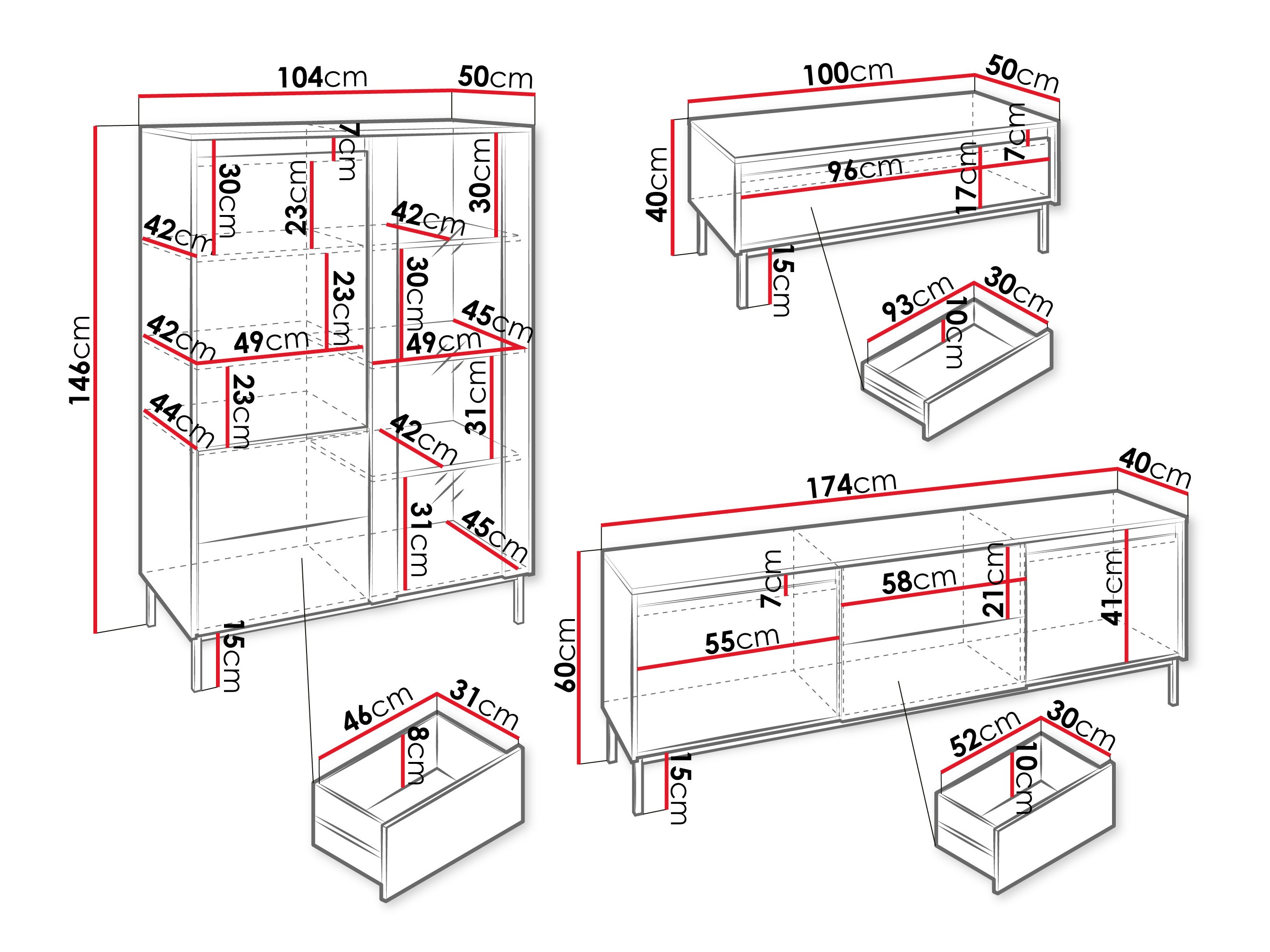 Набор для гостиной Comfivo Delruva 111 (Кашемир)