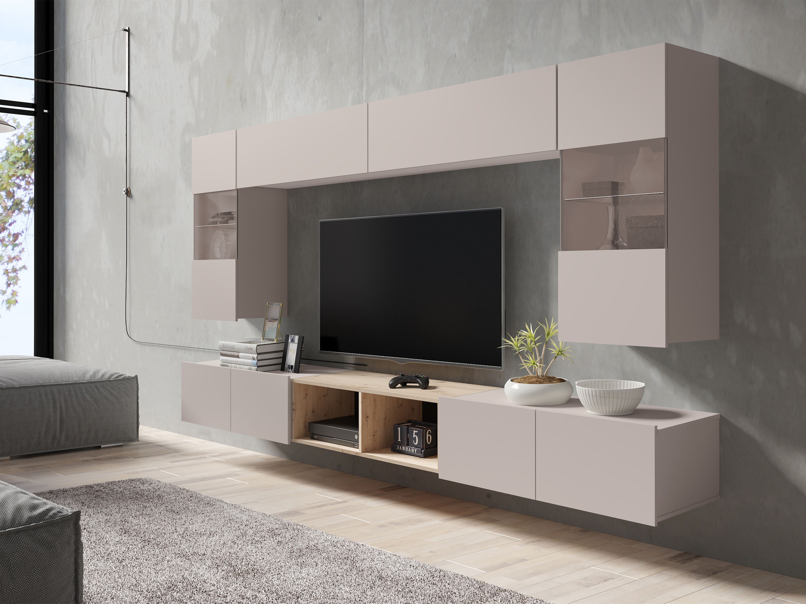 Настенные шкафы Tivdalu 102 (Кашемир)