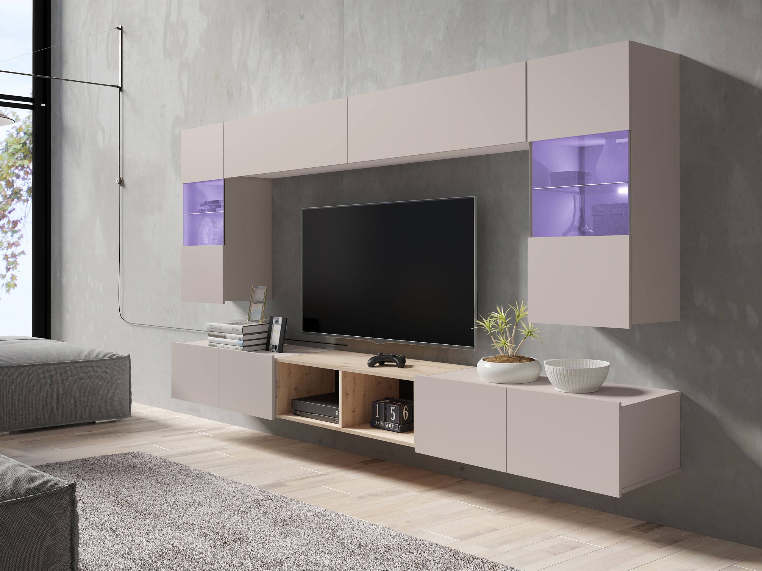 Настенные шкафы Tivdalu 102 (Кашемир)