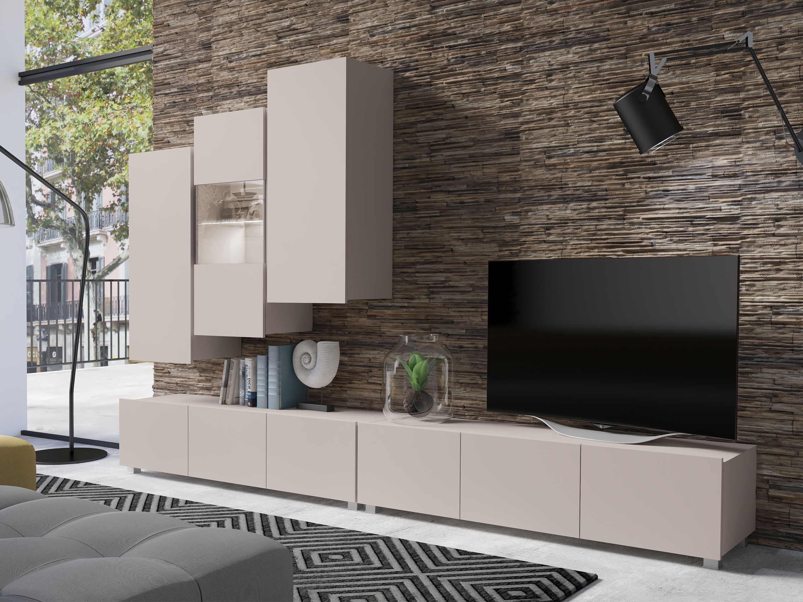 Настенные шкафы Tivdalu 126 (Кашемир)